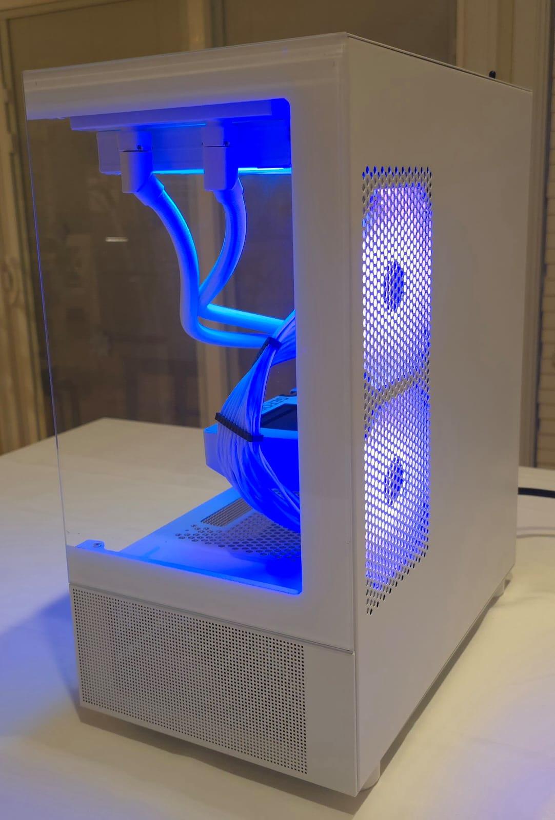 Custom White ARGB Gaming PC – Sleek, Powerful, and Ready to Go
