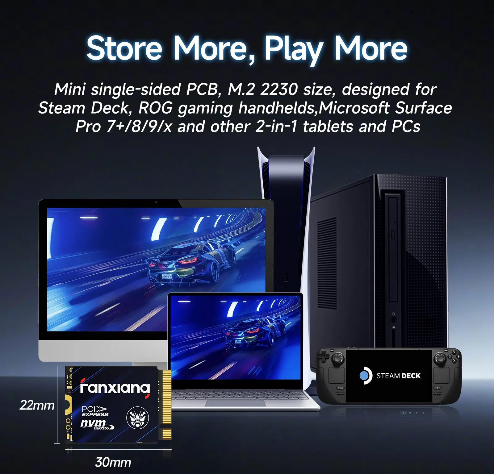 FanXiang S700 PCIe 4.0 NVMe M.2 SSD 1T – Blazing-Fast Speeds