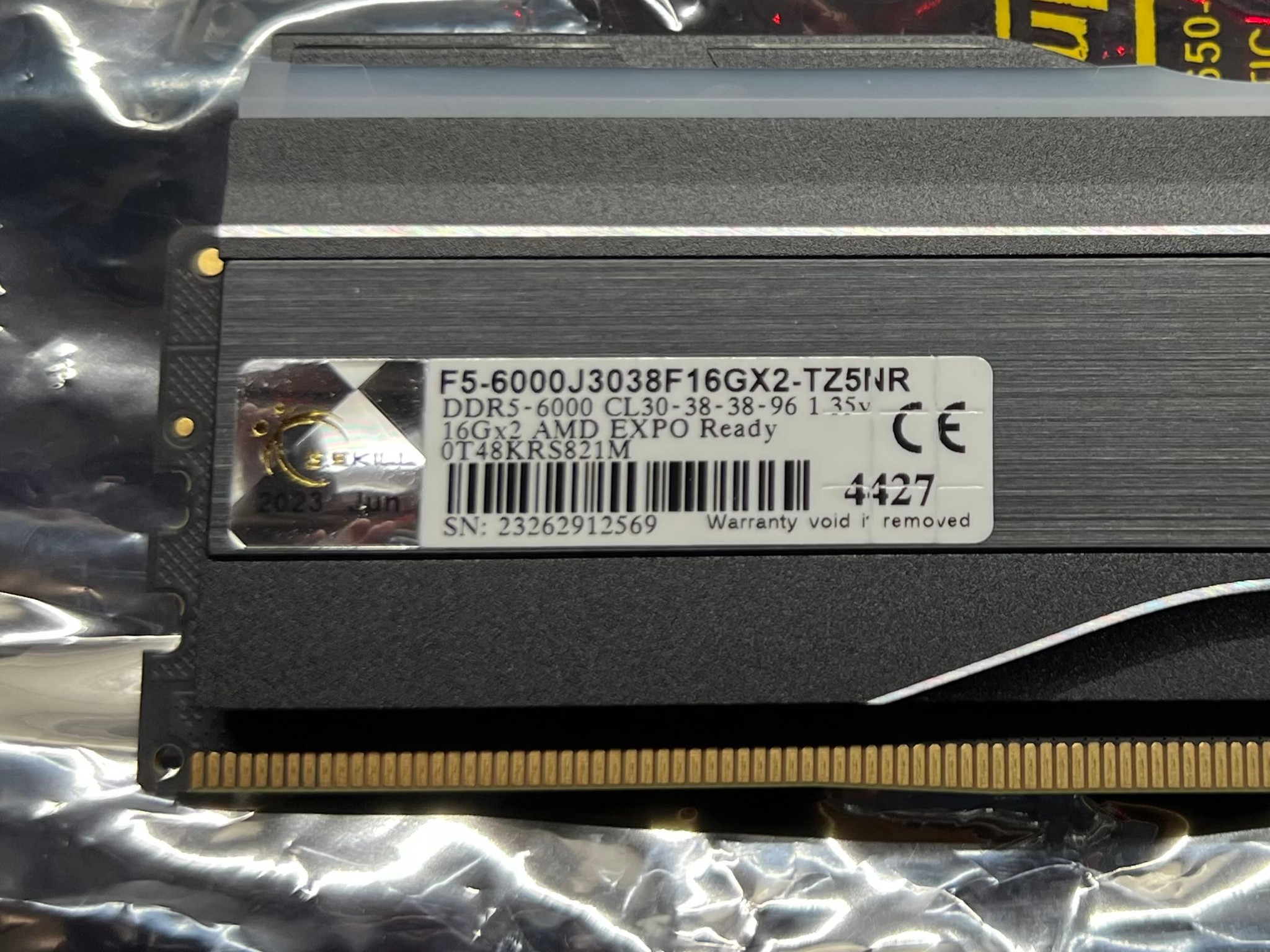 32 GB DDR5‑6000 G.Skill Trident Z5 Neo RGB Memory Kit — EXPO/XMP 3.0
