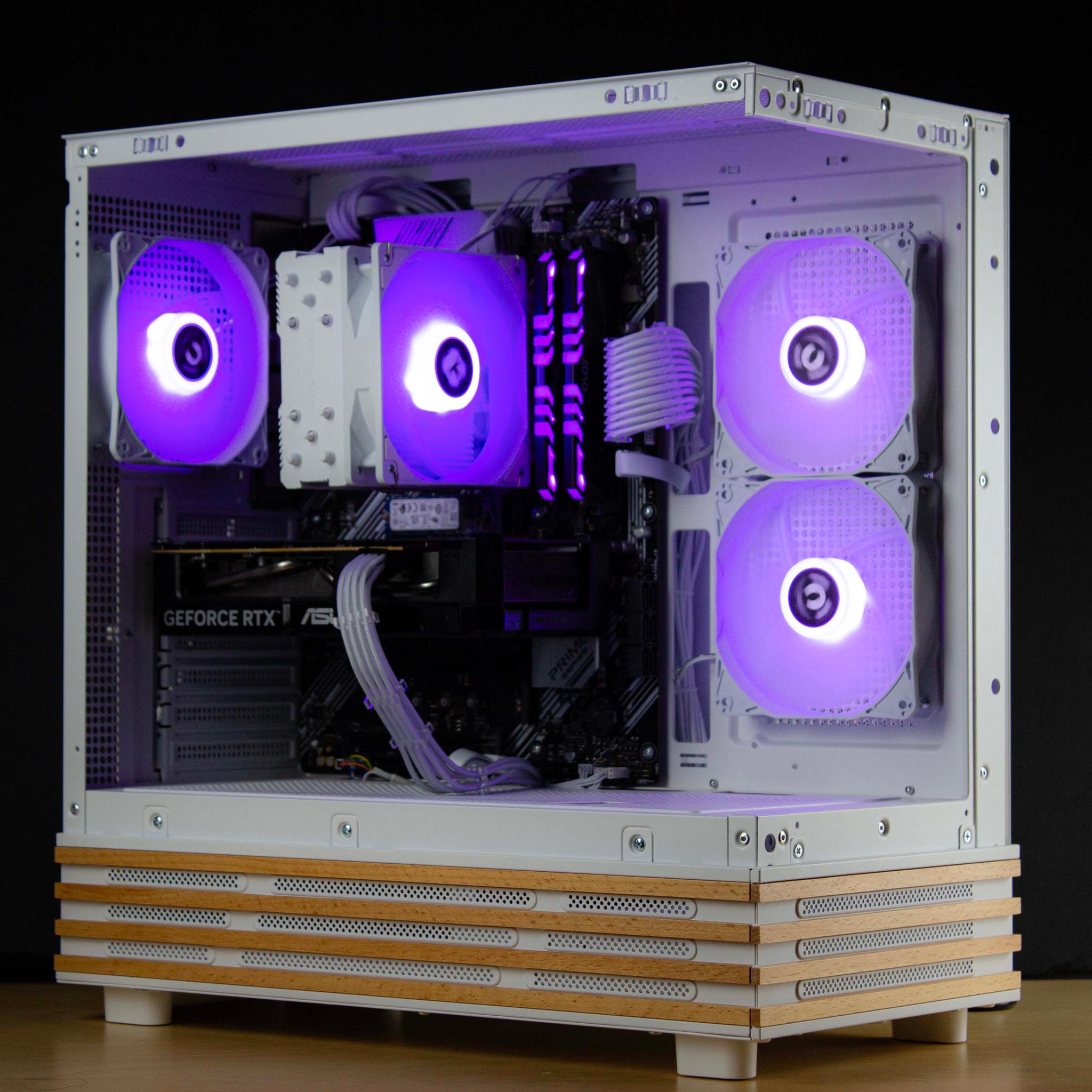 🧊❄️🧊 White Gaming PC – RTX 5060, Ryzen 5 5600, 16GB RAM, 1TB SSD - WiFi, BlueTooth 🧊❄️🧊