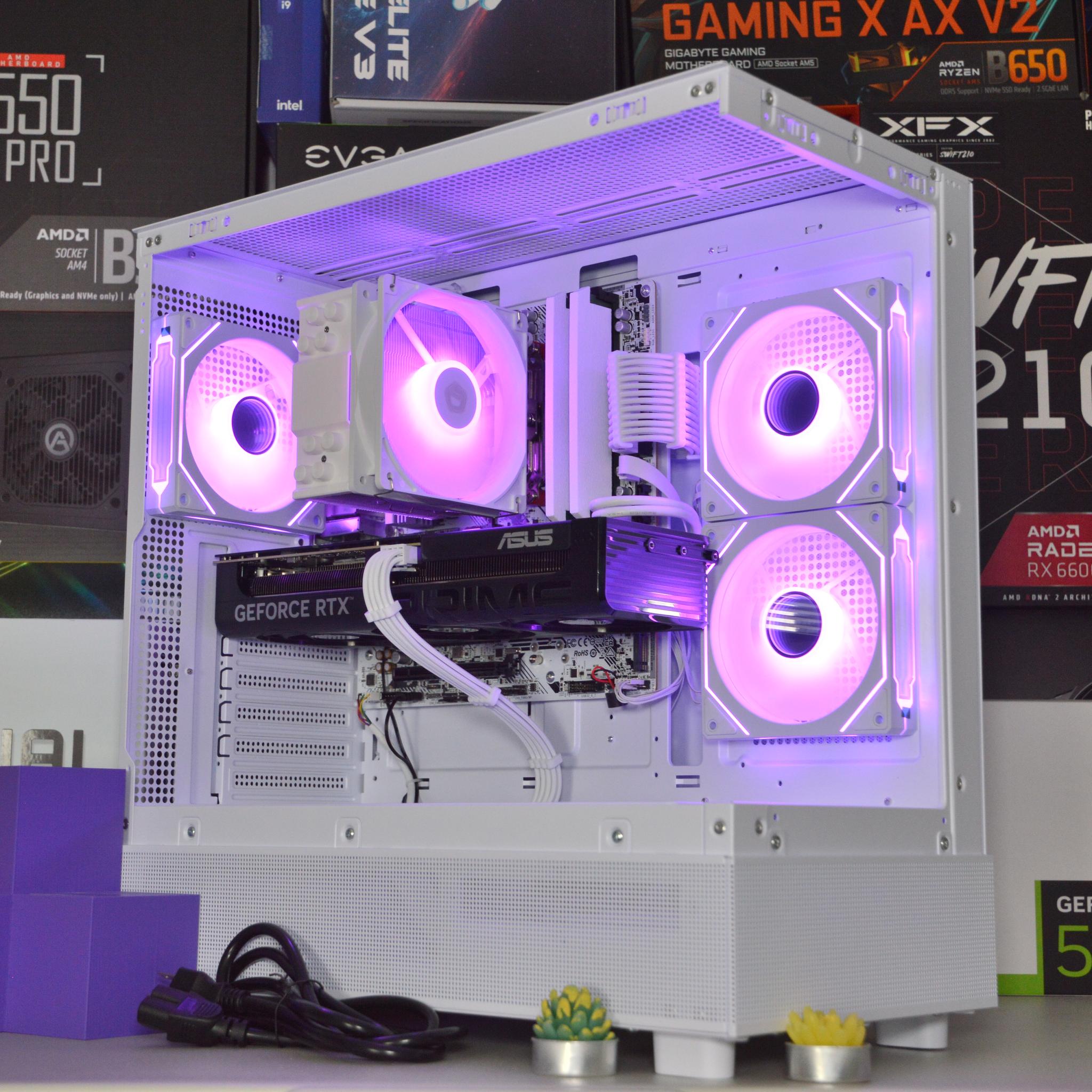 ⚪⚪ | RTX 5060Ti 8GB| RYZEN 5 8400F | 16 GB DDR5 RAM | 1TB NVME SSD | WhiteOut |