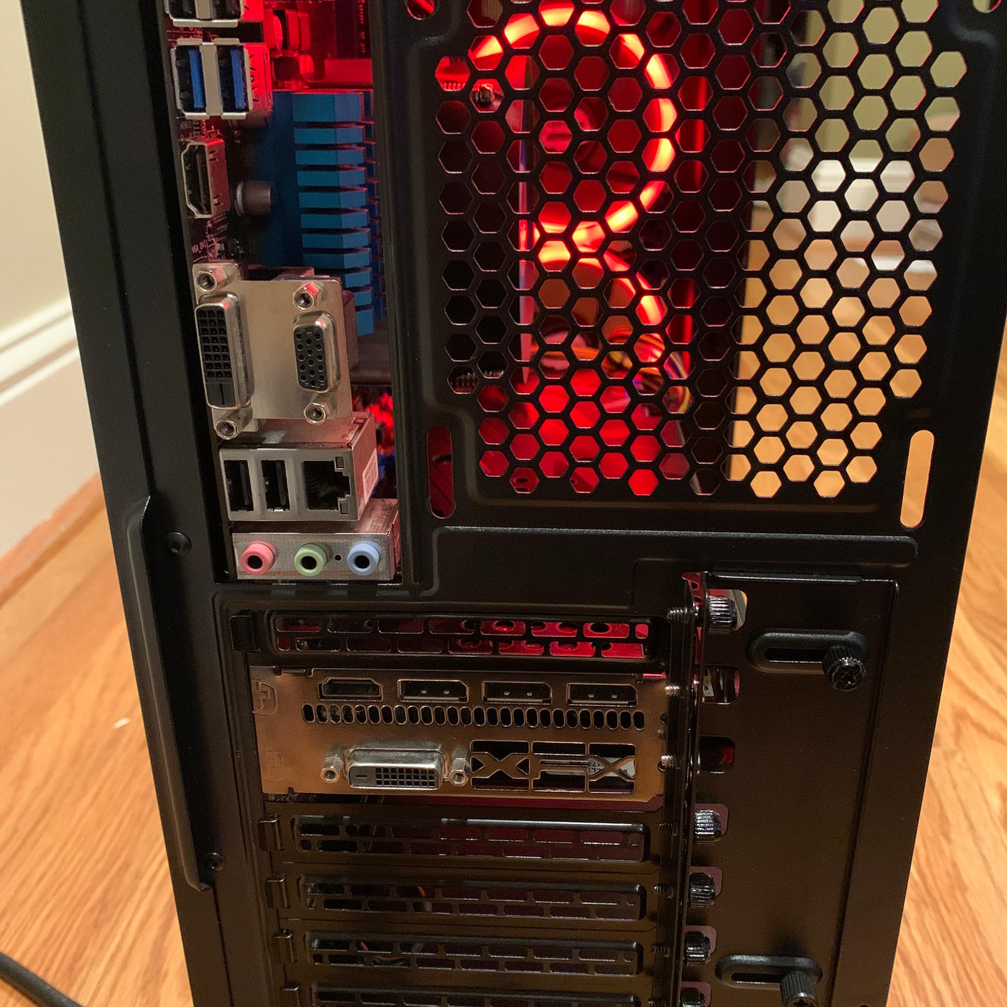 STREAMING/GAMING/EDITING RX 580 RGB INTEL i5-4690K OC 16GB RAM 500GB SSD ATX CUSTOM WINDOWS VALUE PC