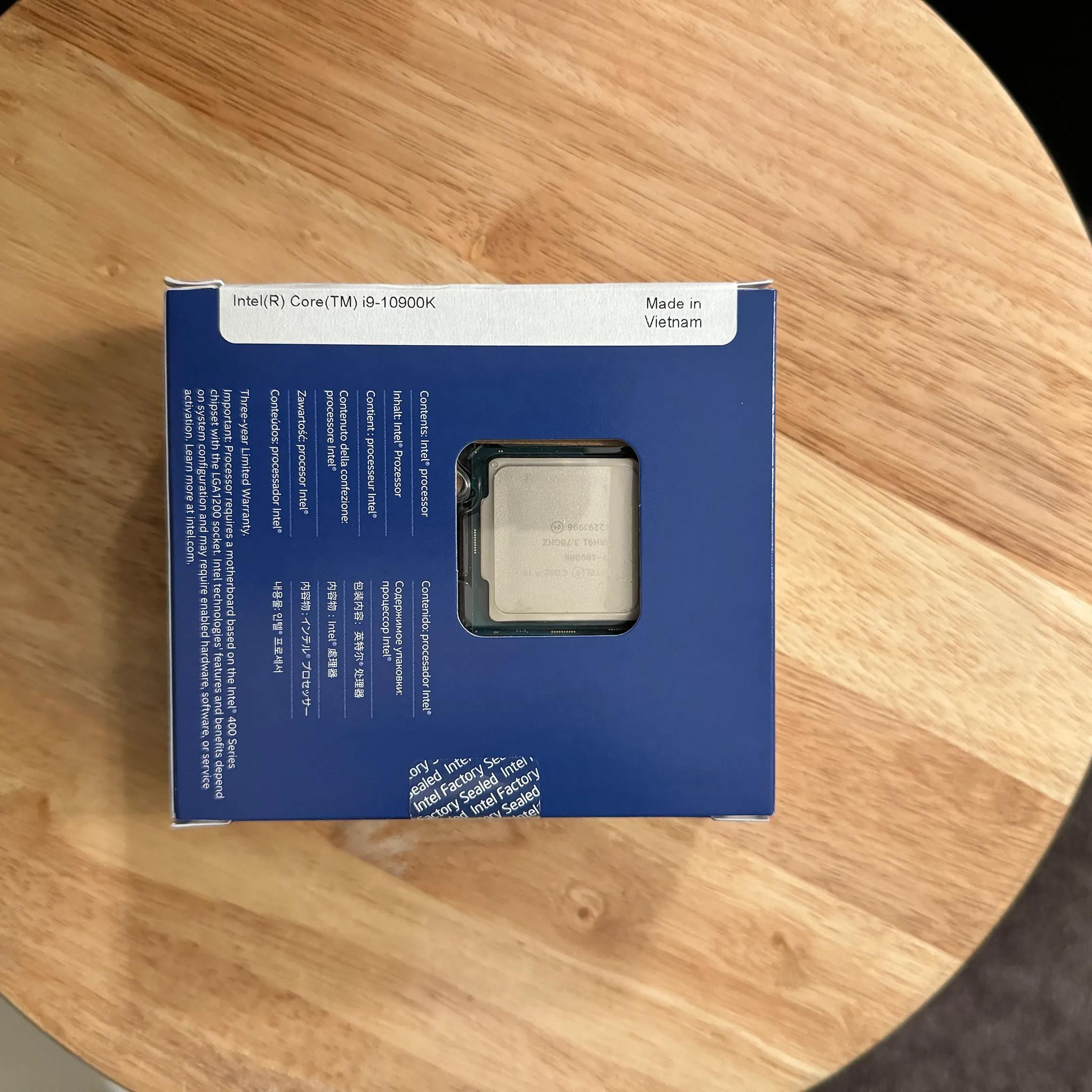 Intel Core i9-10900K 10-core 20-thread Processor