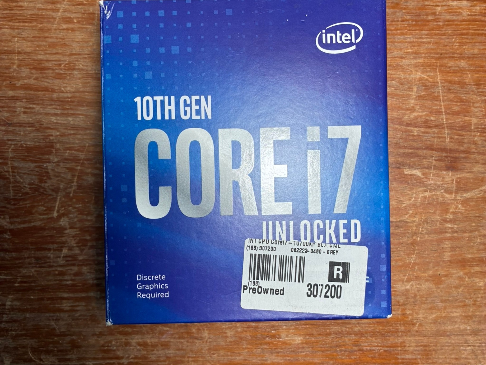 Intel Core i7 10700KF