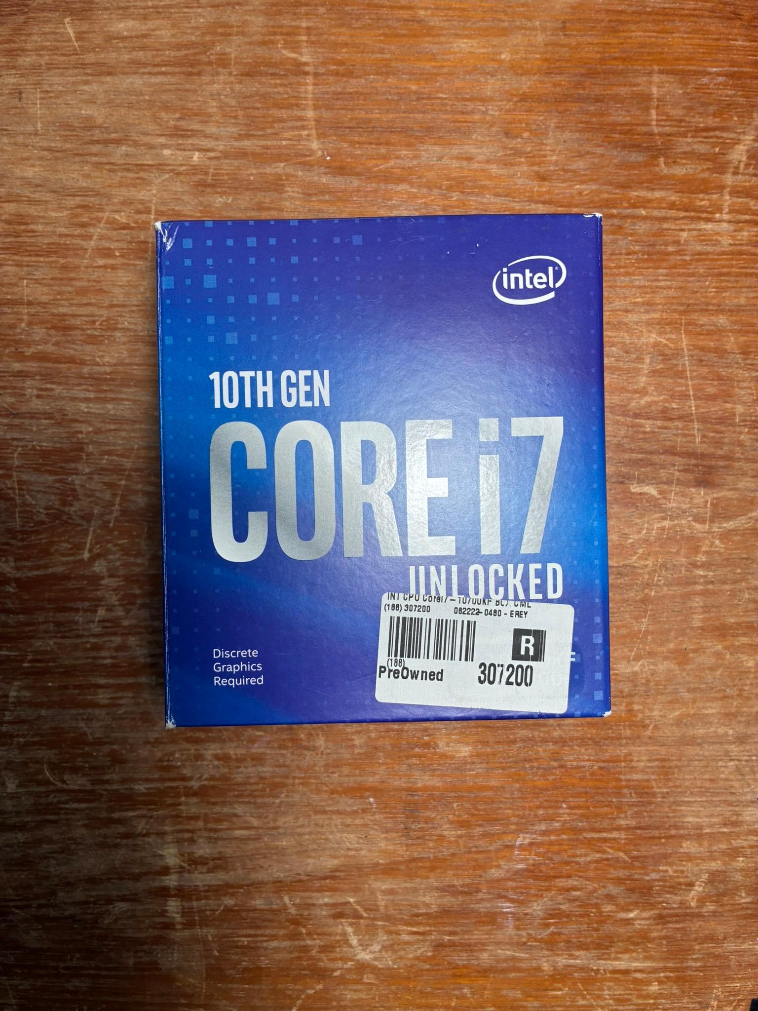 Intel Core i7 10700KF