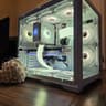 The White Lotus! 🤍| White RTX 3070 Gaming PC | Ryzen 5 7500F | 32GB DDR5 | 1TB NVMe | Temp Display
