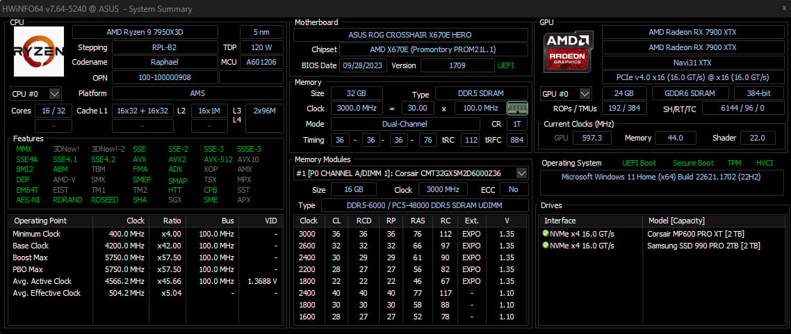 One of a Kind! Origin AMD Advantage Gaming PC w/ 7950X3D, 7900 XTX, Dominator Platinum RAM and more
