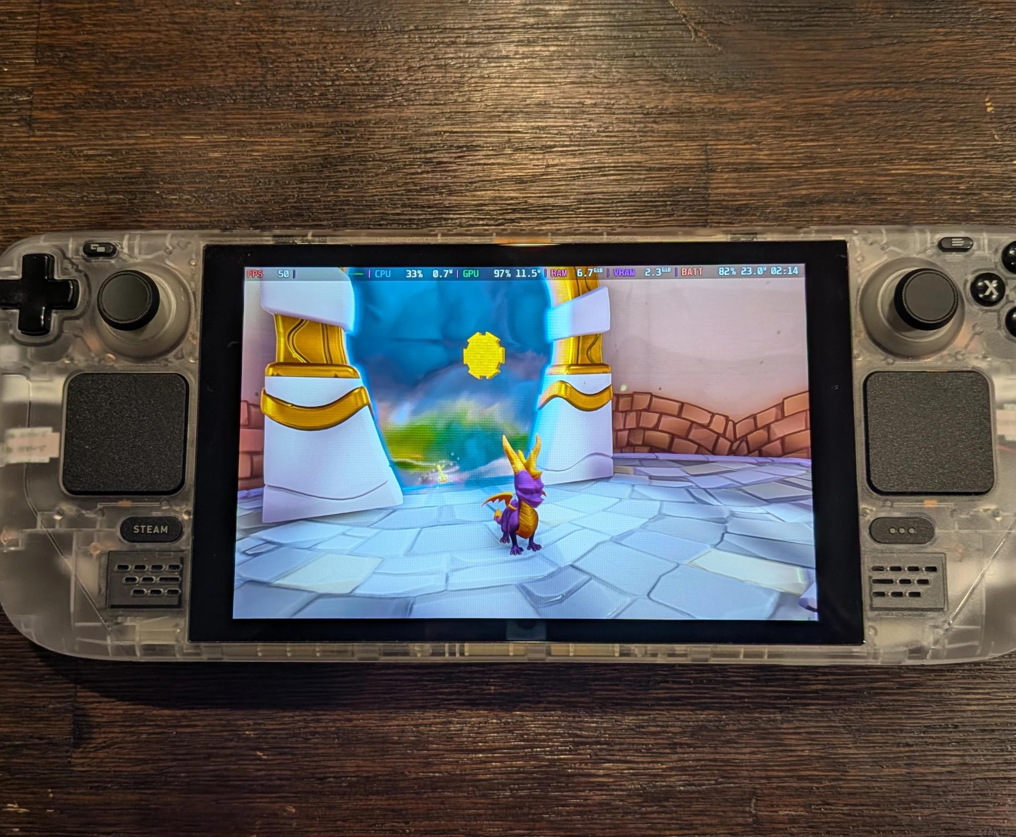 Modified Steam Deck! 512GB SSD | Hall Effect Joysticks | Clear Shell Case | Travel Case & Cooler