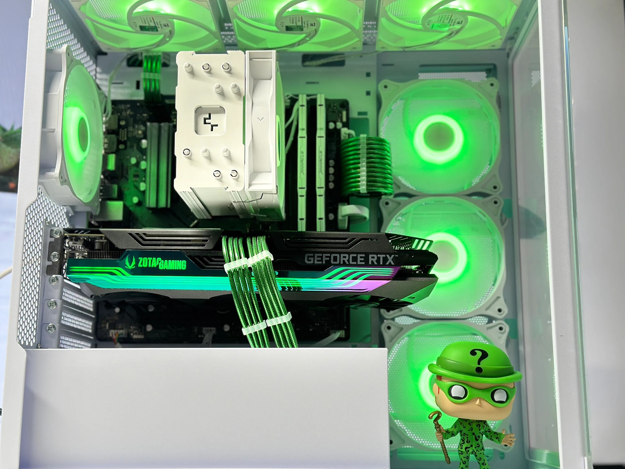 🖤💚❔The Riddler- Nvidia RTX 3070 Ti-AMD Ryzen 7 5700G 8-Core-32GB DDR4-1TB NVME