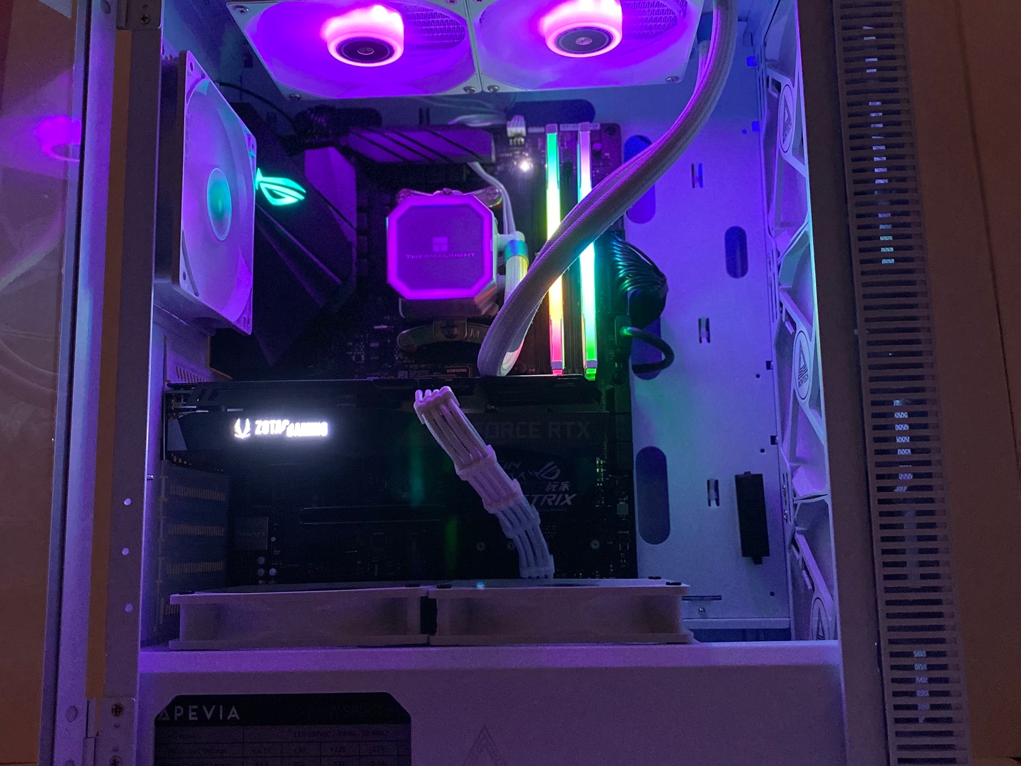 (Liquid Cooled) White⚪️Gaming PC| RTX 3060TI | Ryzen 5@4GHz| 16GB DDR4 RAM| 1TB NVMe SSD| Windows 11