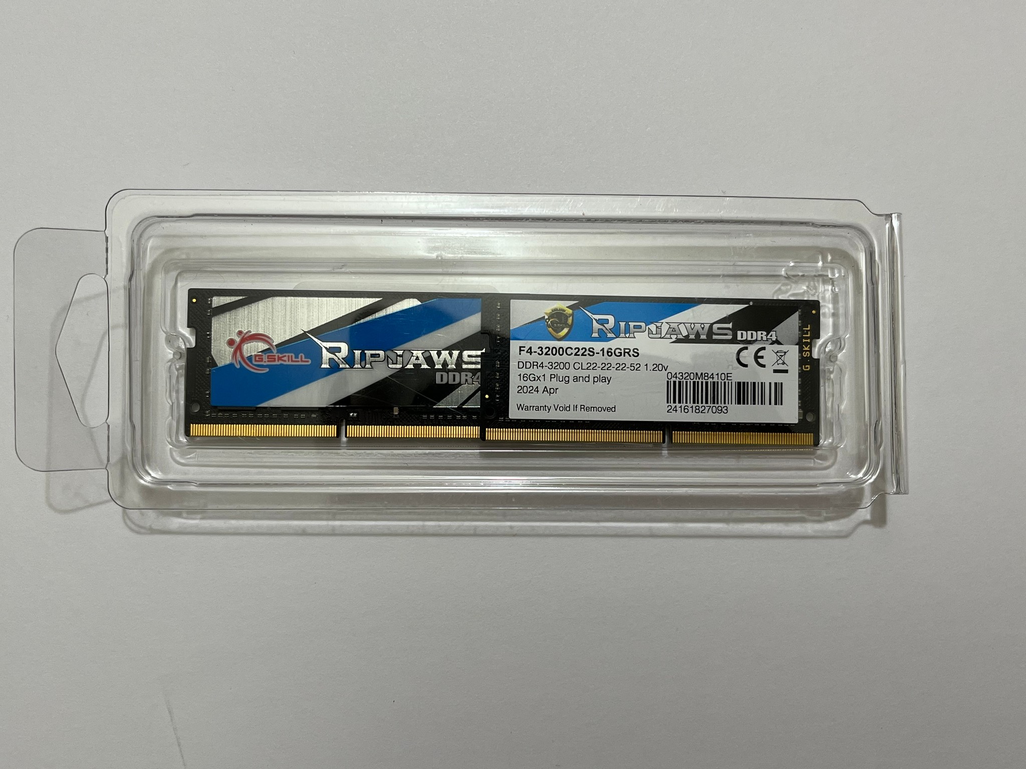 LAPTOP MEMORY- SODIMM DDR4 3200MHZ G.SKILL RAM