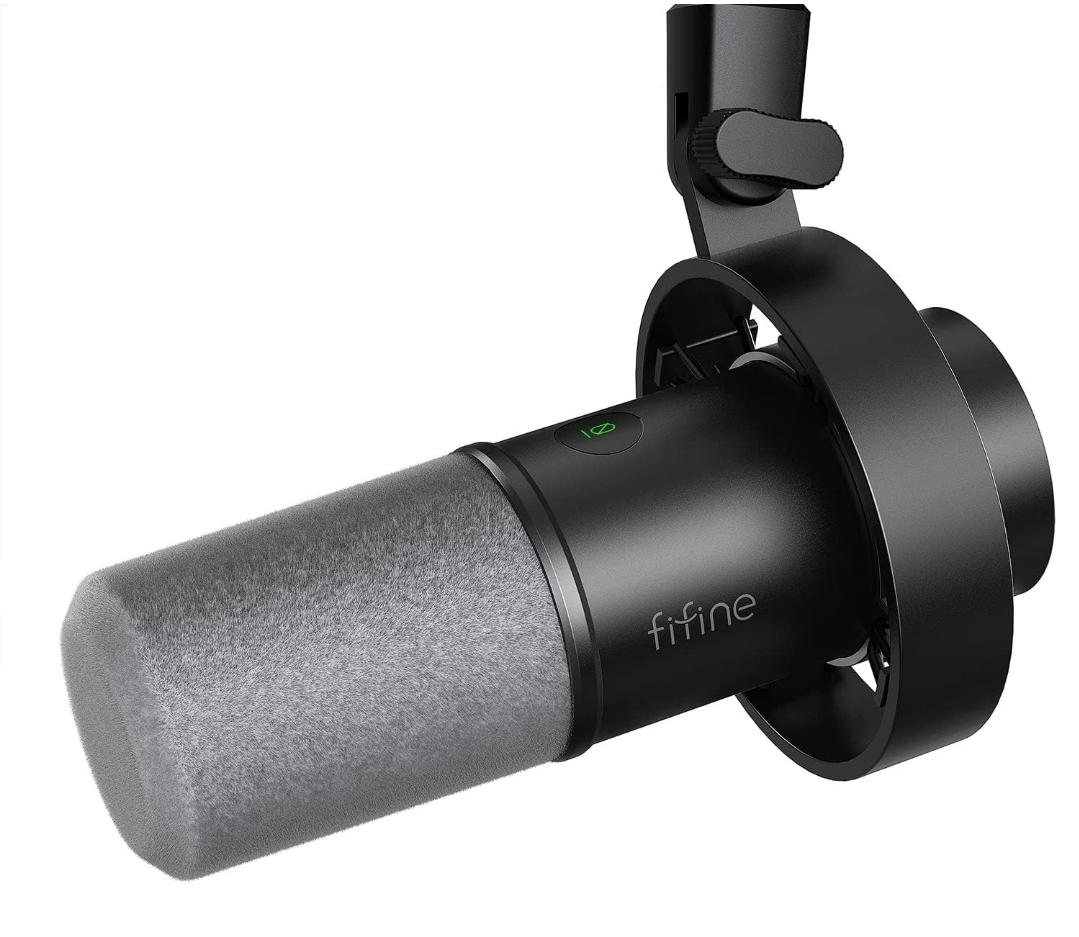 FIFINE Dynamic Microphone, XLR or USB