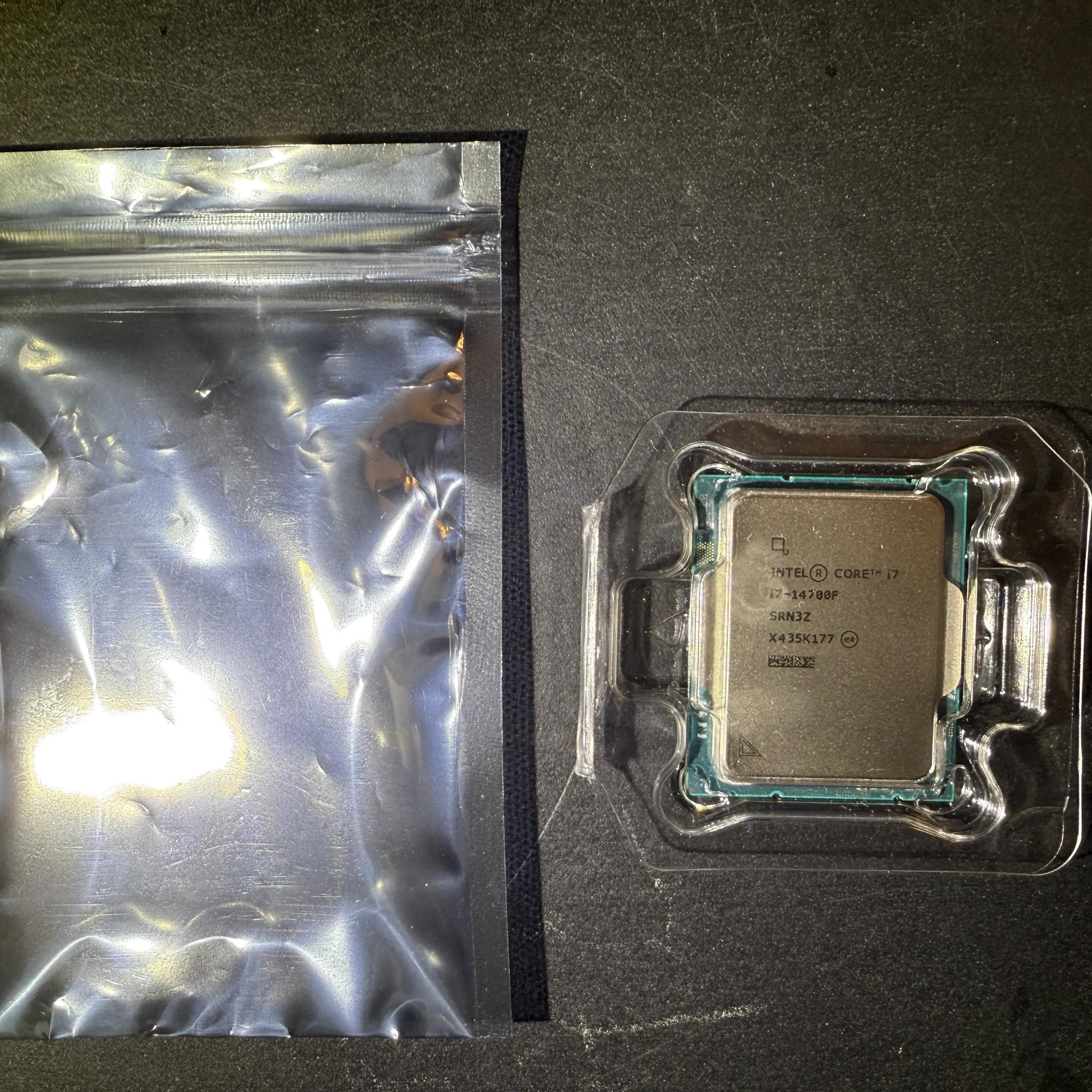 Intel Core i7-14700F CPU, 20 cores 28 threads, up to 5.40 GHz