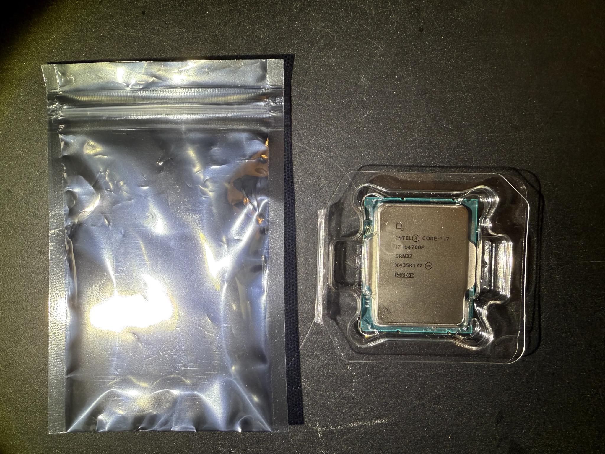 Intel Core i7-14700F CPU, 20 cores 28 threads, up to 5.40 GHz