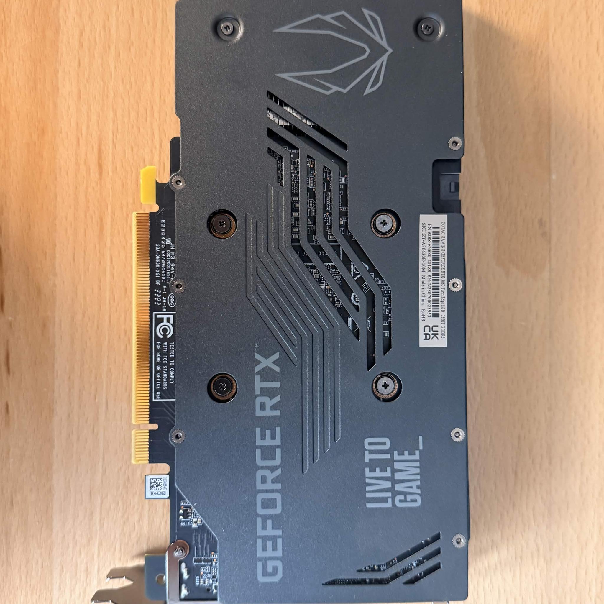 ZOTAC GAMING Twin Edge GeForce RTX 3060 8GB