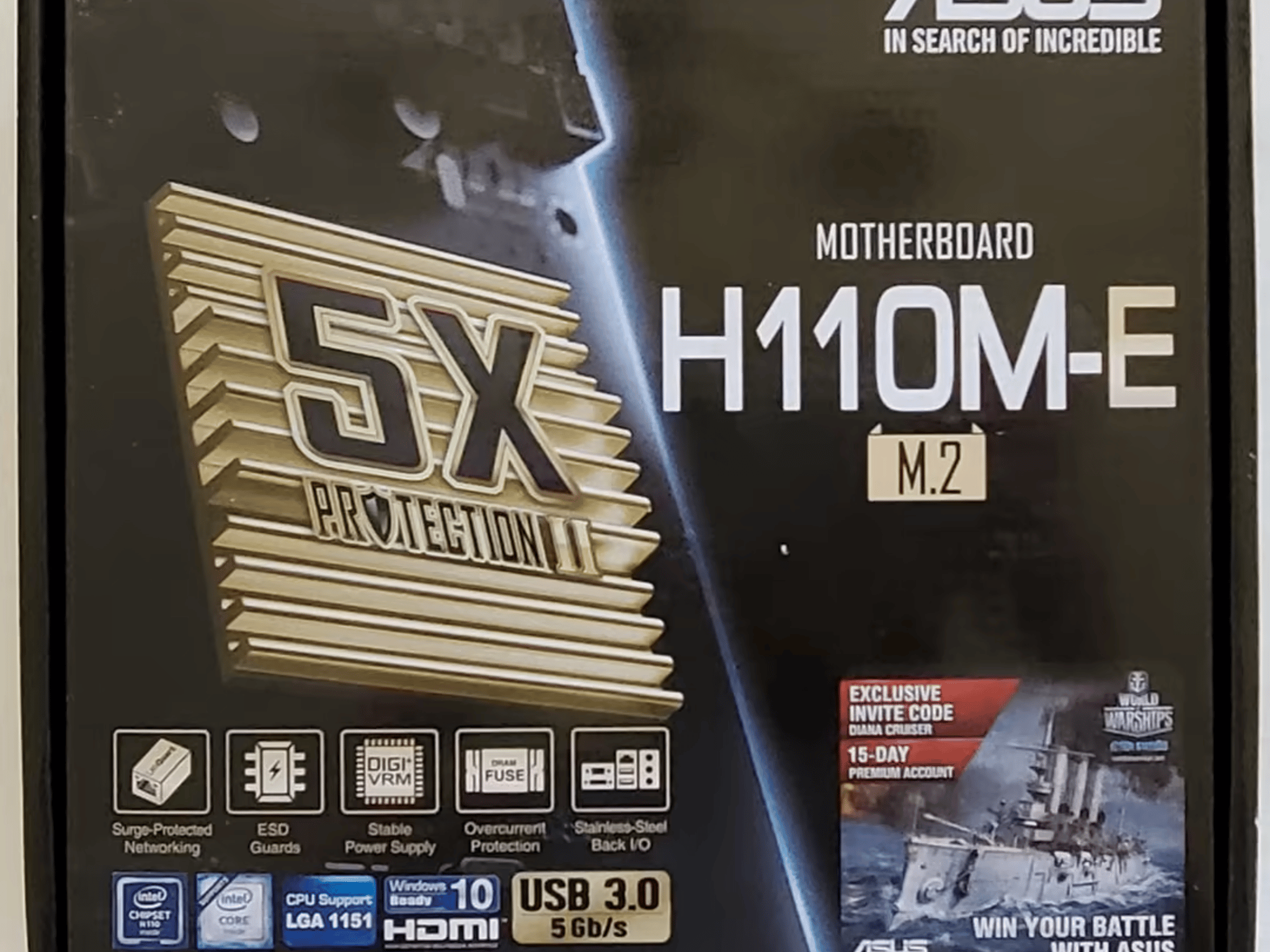 Asus H110M-E/M.2 Micro ATX LGA 1151 Motherboard