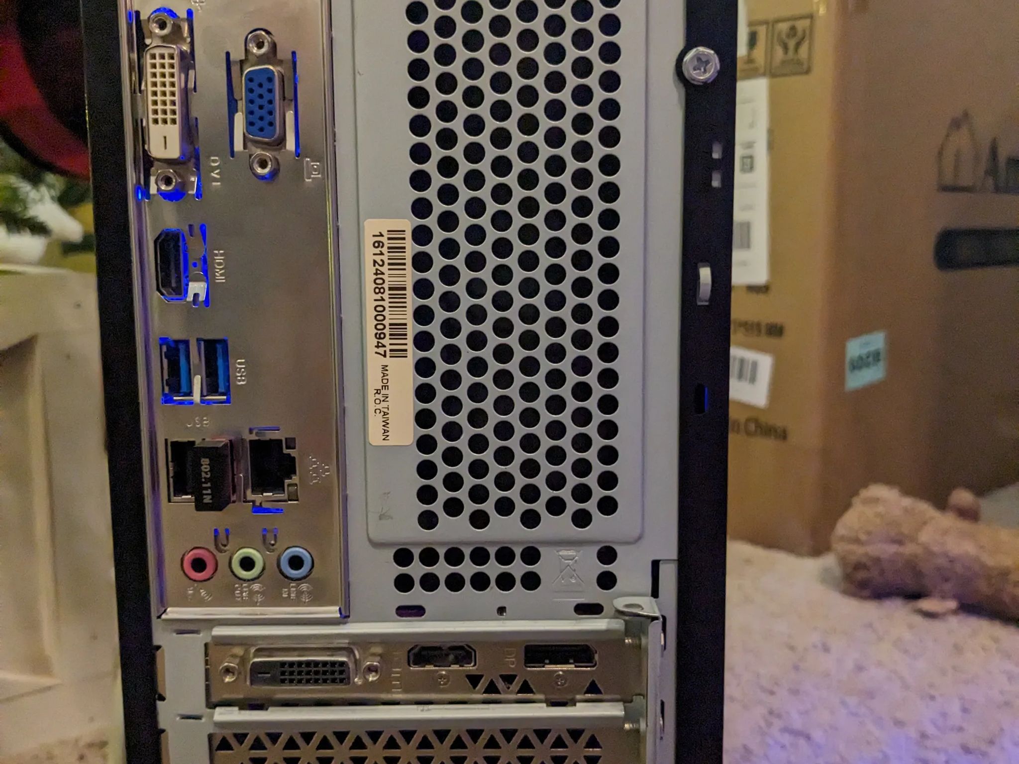 Budget Gaming PC - i7 2nd Gen, 16GB RAM, RX 460 2GB, 480GB SSD, RGB, WiFi