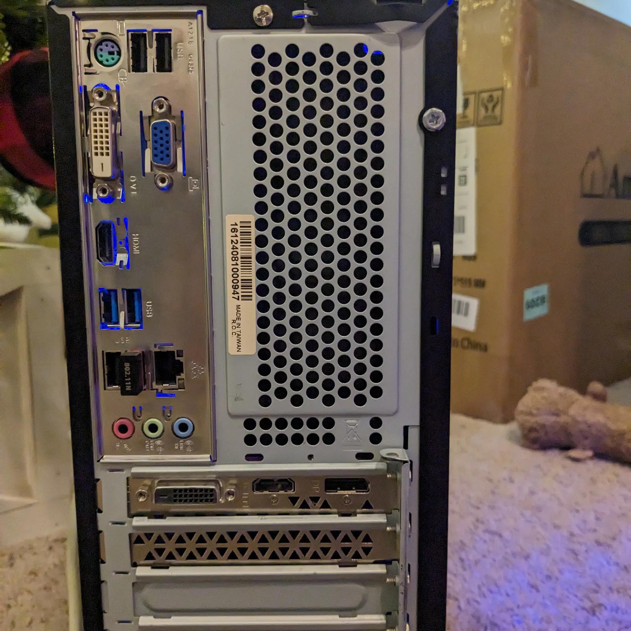 Budget Gaming PC - i7 2nd Gen, 16GB RAM, RX 460 2GB, 480GB SSD, RGB, WiFi