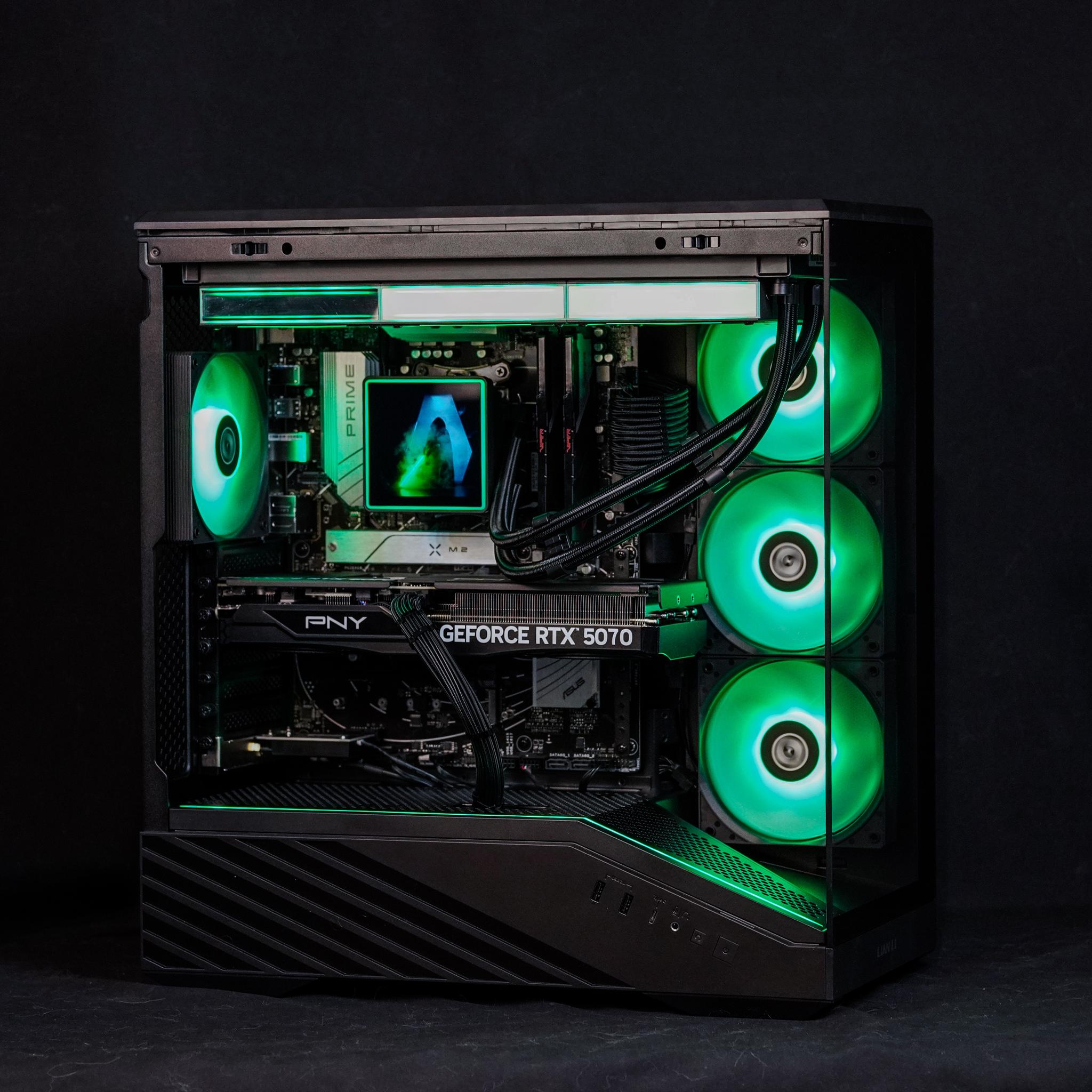 Jedi | RTX 5070 + Ryzen 9 7900X | 32GB DDR5 | 1TB Gen 4 NVMe | Lian Li V100R Custom Gaming PC