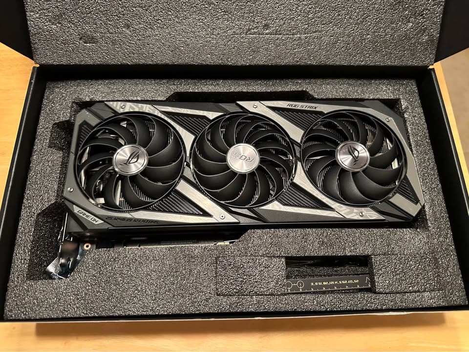 New unused Asus Strix 3070 ti 8GB GDDR6x