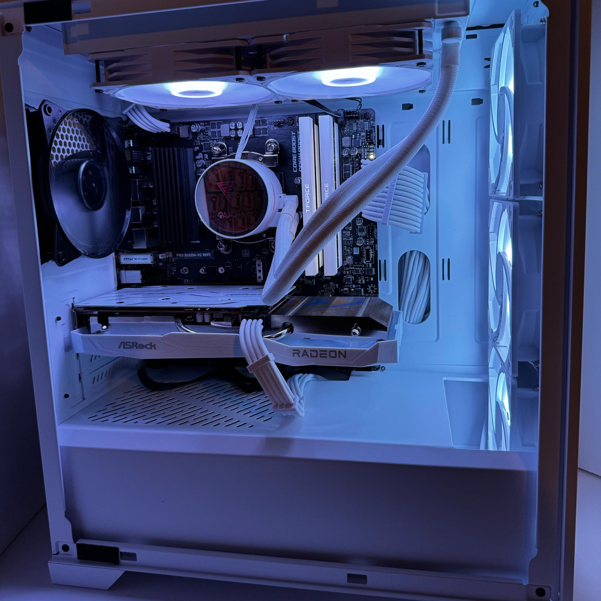 🥛OREO BEAST⚫ R5 5500 | RX 6600 | 1TB SSD | WIN 11 | BT/WIFI