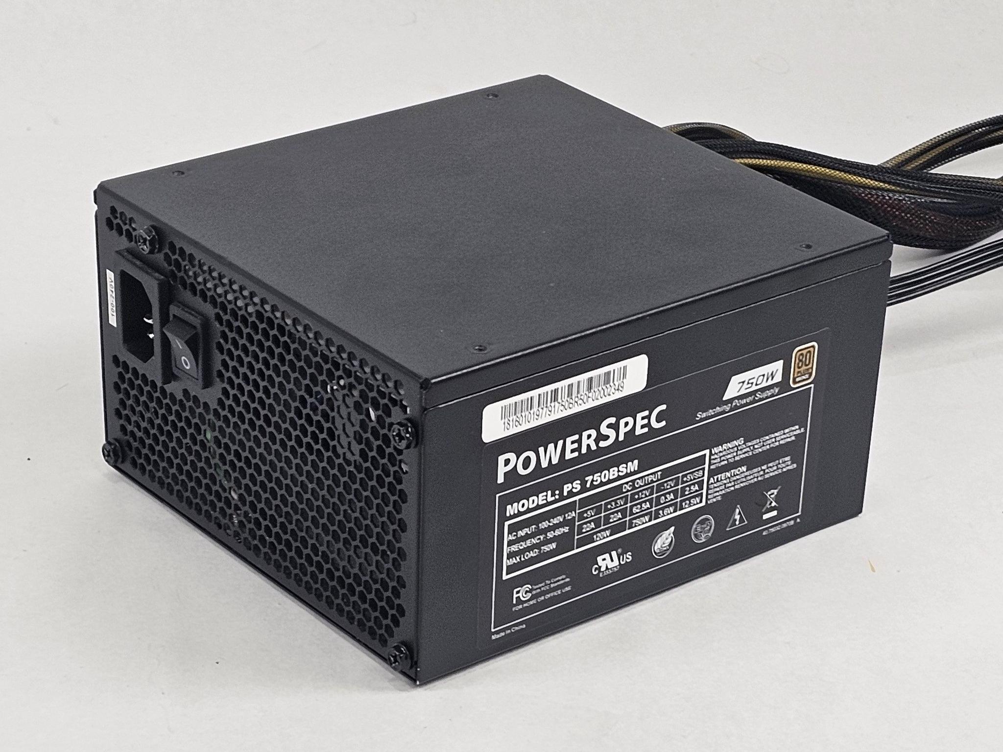 750 Watt PSU PowerSpec PS 750BSM Power Supply
