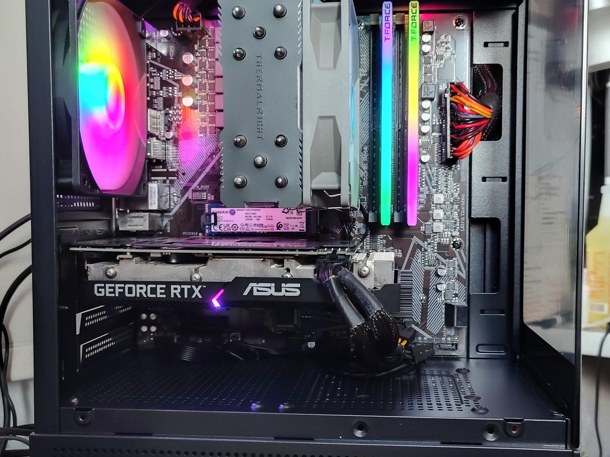 RTX 3050 8GB | Ryzen 5500 | 16G RAM | 1TB NVME | Practically New Custom Mini ATX PC