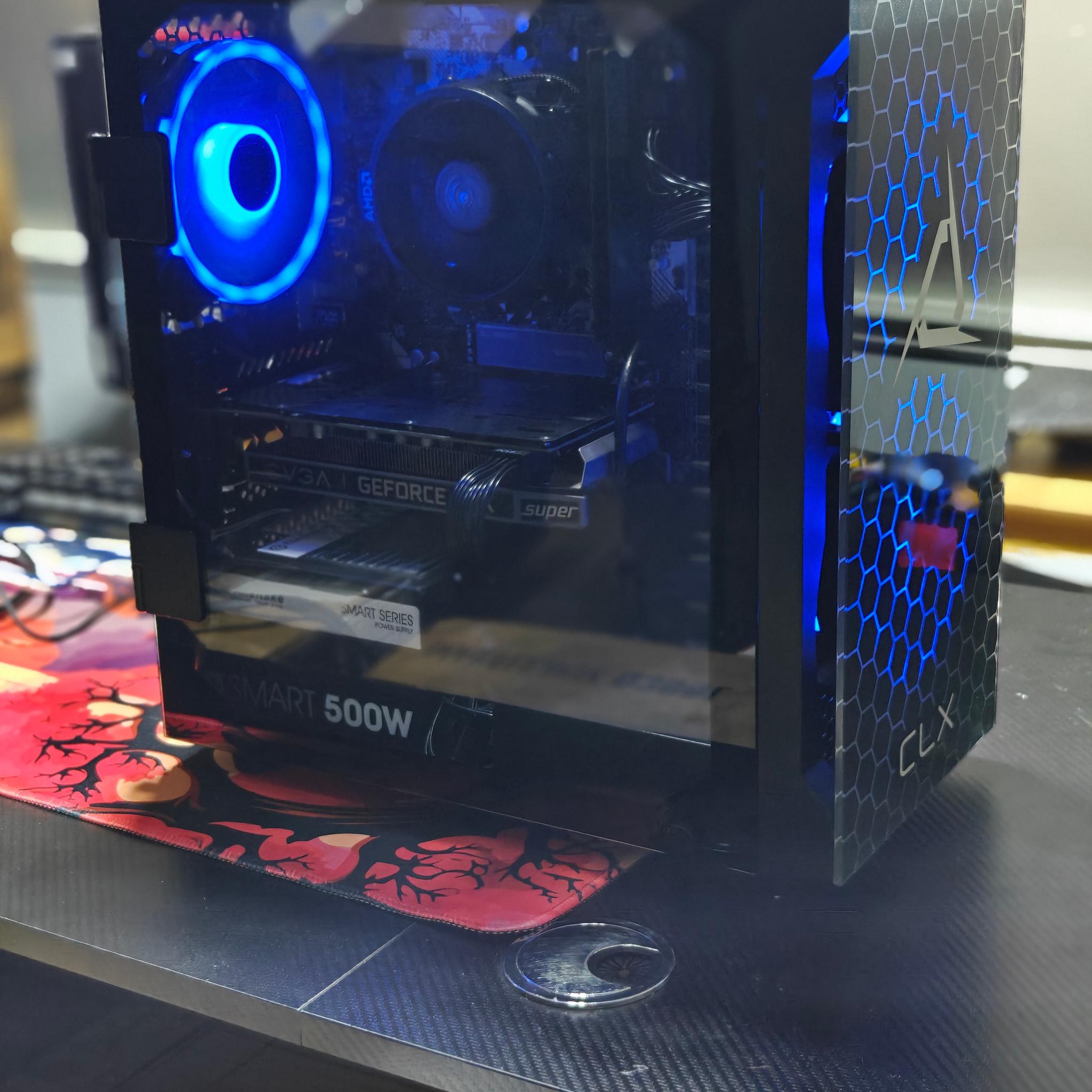 Gaming PC|AMD Ryzen 5 2600|16 GB DDR4 |1 TB NVME SSD|EVGA NVIDIA GEFORCE GTX 1660S|Windows 11 Home