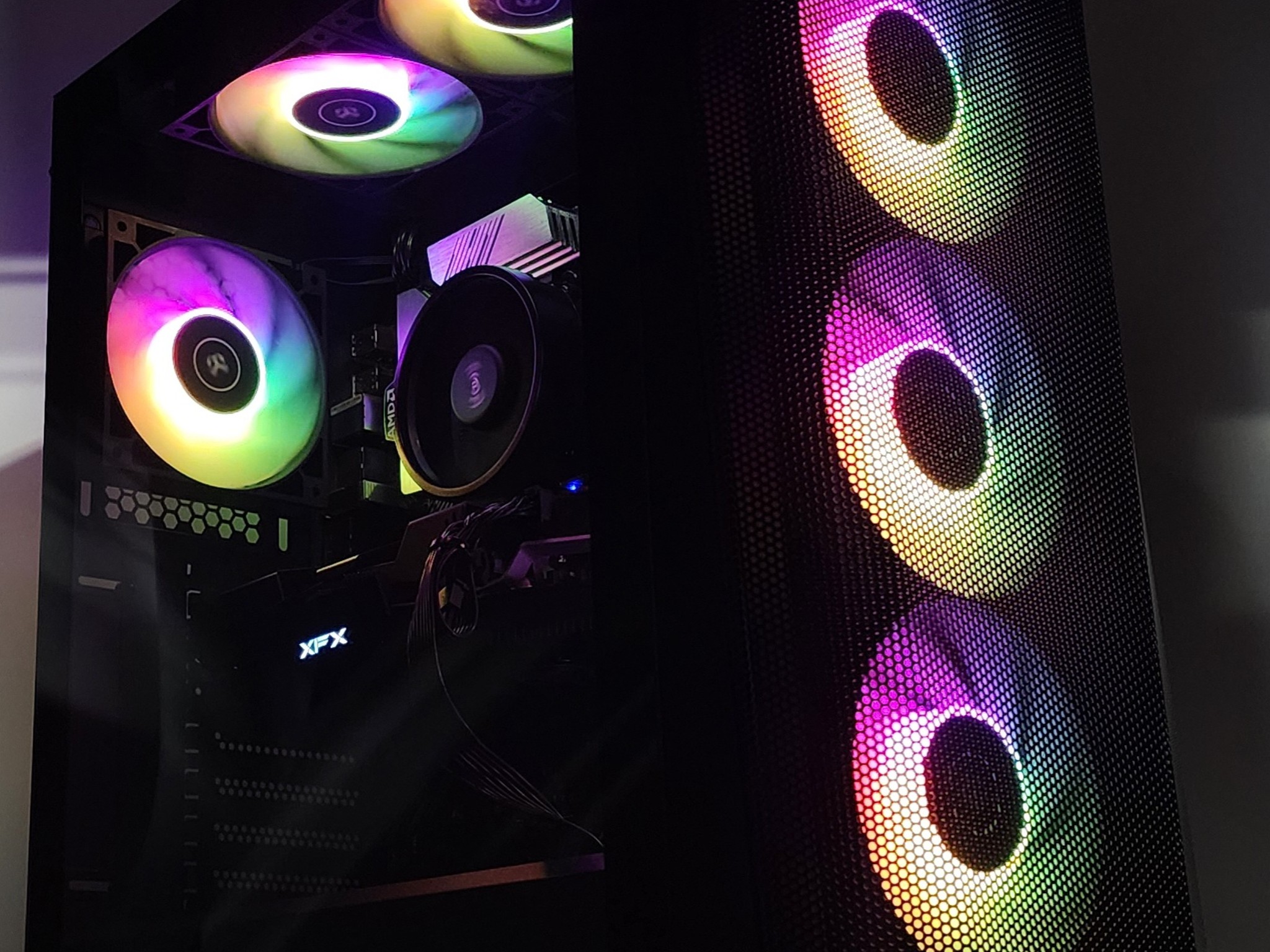 Gaming PC Ryzen 5 3600 32GB RAM 512GB SSD RX 5700 XT 8GB Windows 11 Computer