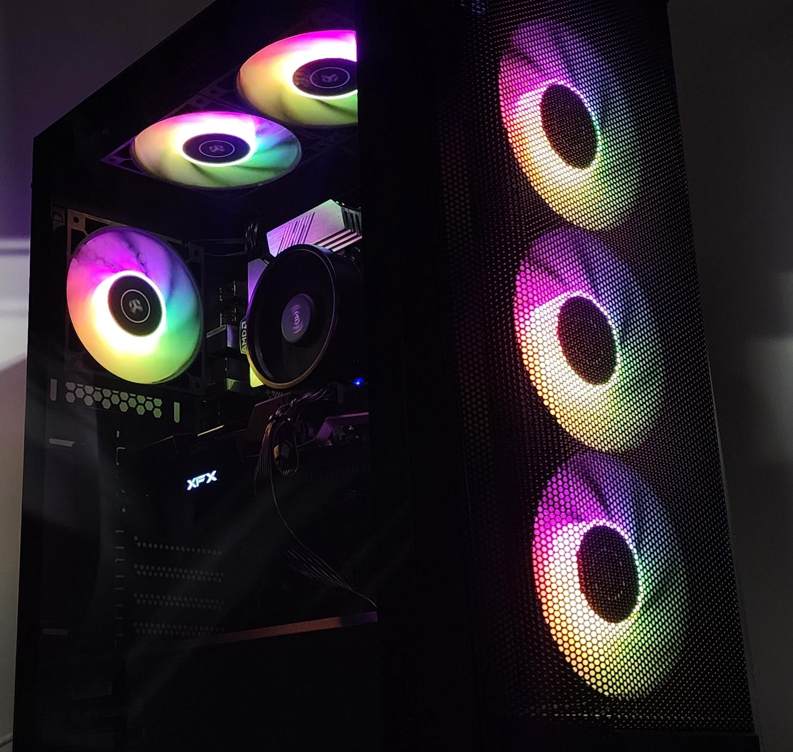 Gaming PC Ryzen 5 3600 32GB RAM 512GB SSD RX 5700 XT 8GB Windows 11 Computer