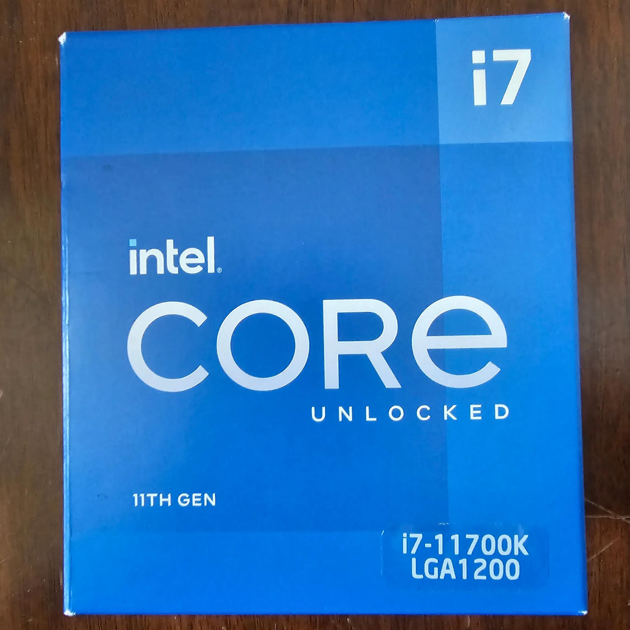 Brand new, never installed i7-11700K!