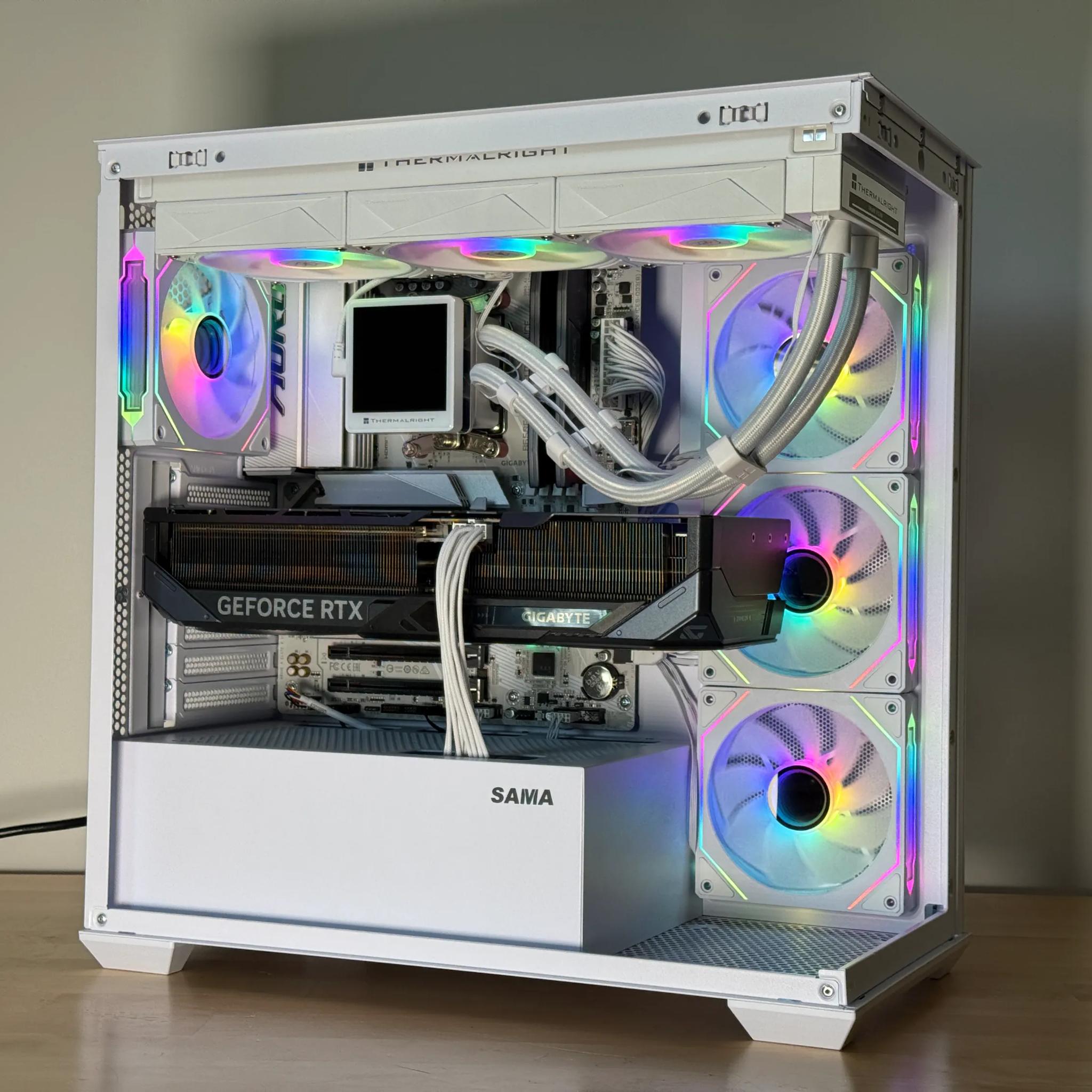 RTX 5090 Ryzen 9950x Gaming/Workstation Behemoth 96gb DDR5 4TB SSD