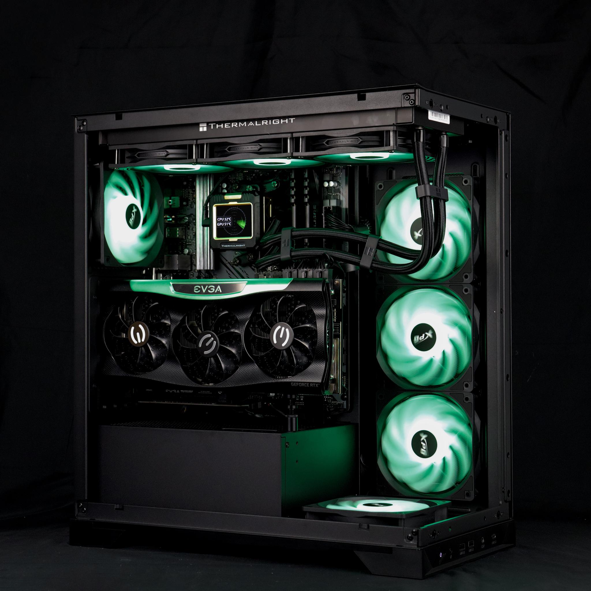 🧨♟️Obsidian Void V3- 1440P Gaming PC | RTX 3080, Ryzen 9 3900X, 32GB RAM, 1TB NVMe SSD |🧨♟️
