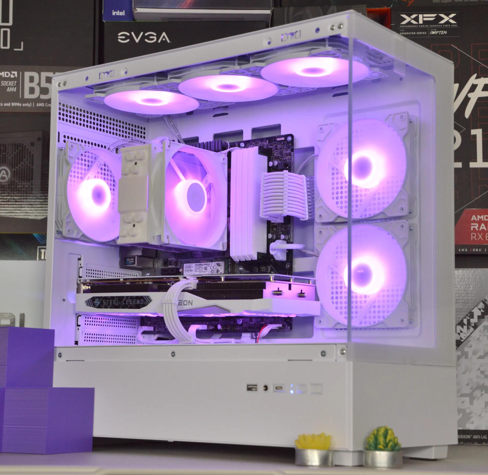 🧊🧊| RX 7600 8GB | RYZEN 5 5600 | 32GB DDR4 RAM | 1TB NVME SSD | Steel Legend |