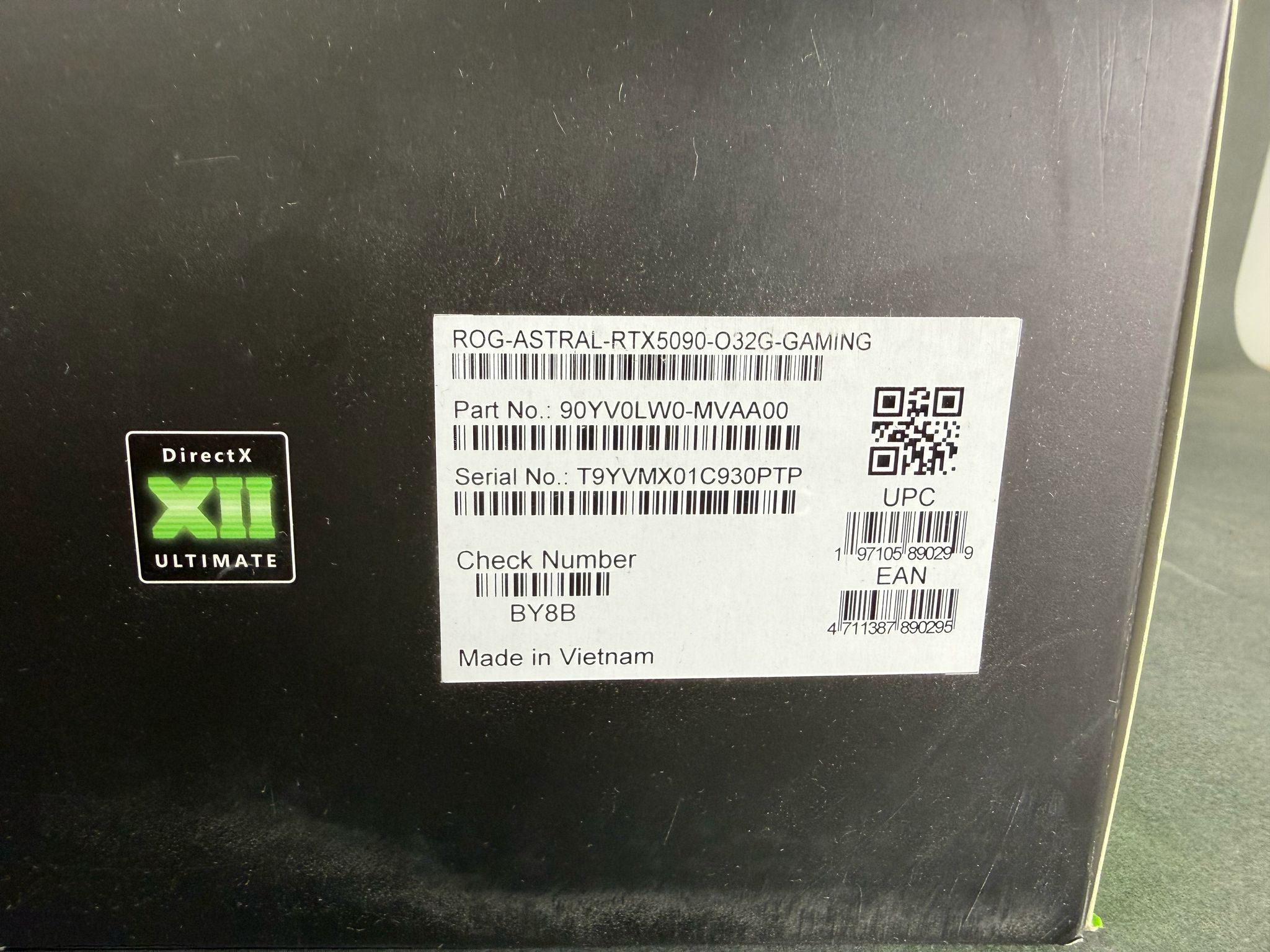ASUS ROG Astral GeForce RTX 5090 32GB GDDR7 OC Edition