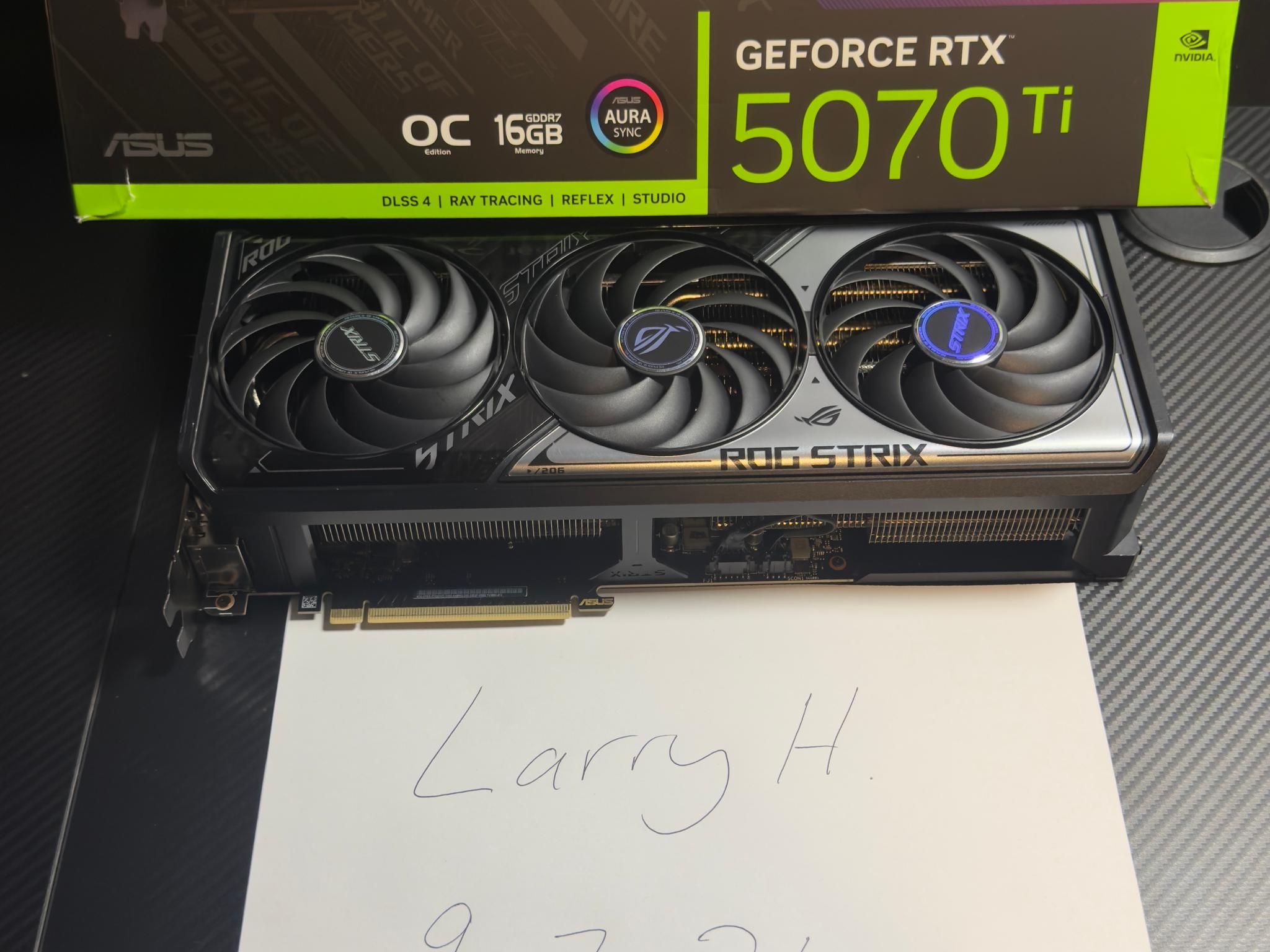 ASUS ROG Strix GeForce RTX 5070 Ti 16GB OC
