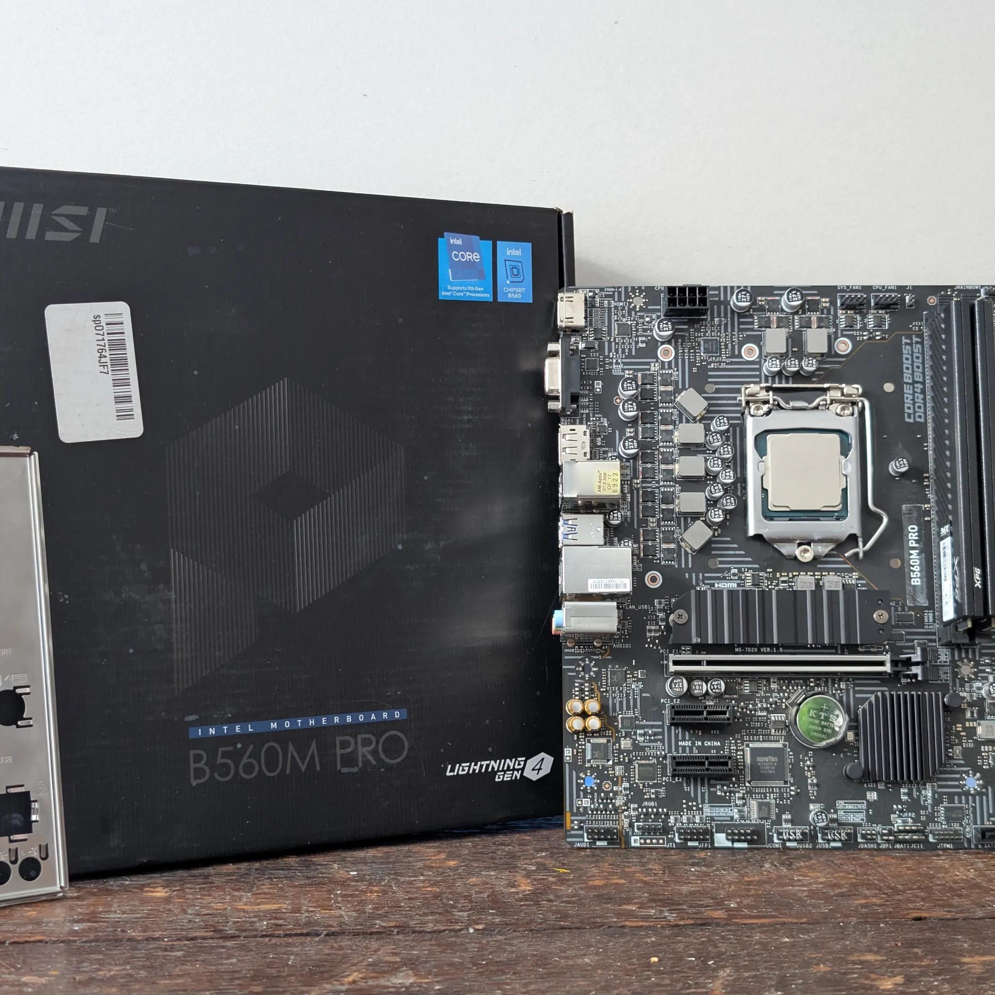 ⭐Bundle Deal⭐ Intel Core I5-10400F MSI B560 Pro 16GB DDR4