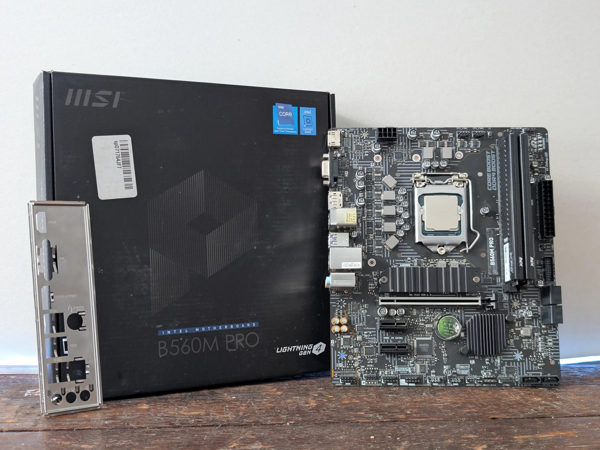 ⭐Bundle Deal⭐ Intel Core I5-10400F MSI B560 Pro 16GB DDR4