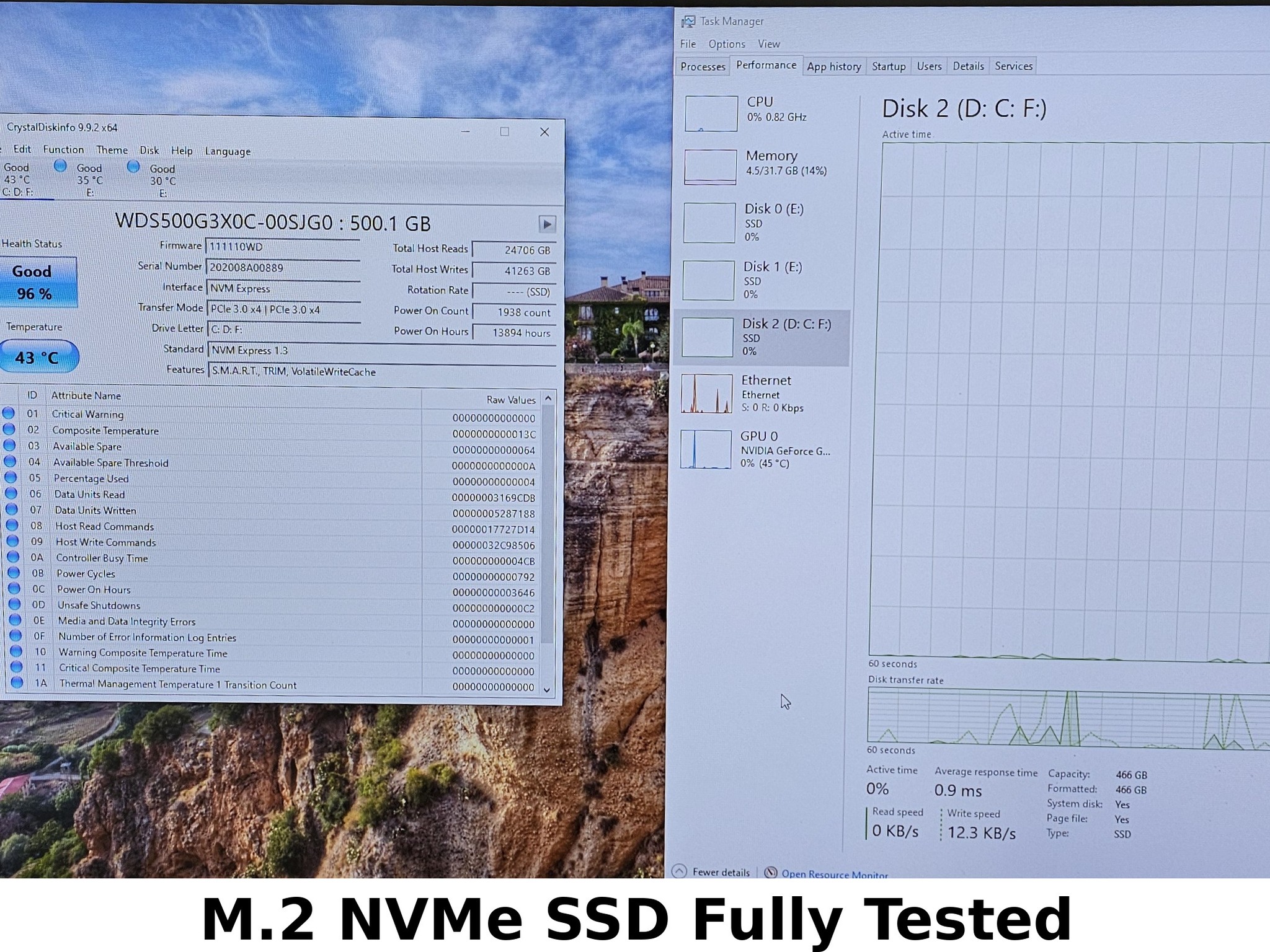 500GB NVMe M.2 SSD WD Black SN750 Gen3
