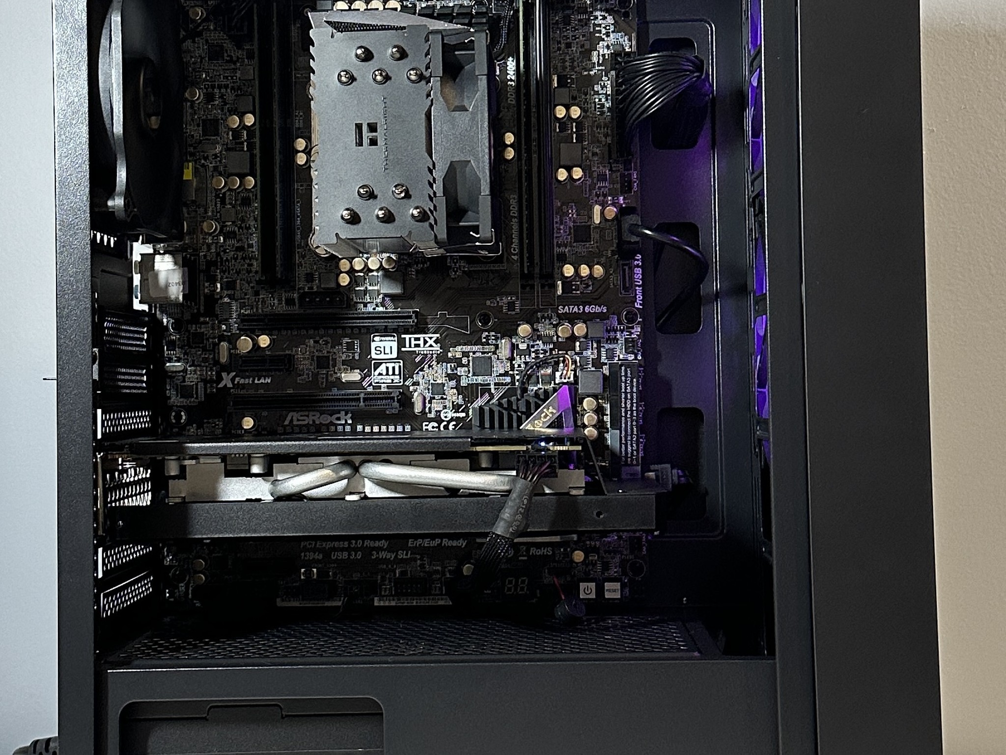 RX 580 8GB | INTEL i7-3820 | 16GB RAM | 480GB SSD | Custom RGB Gaming PC WIFI WIN10
