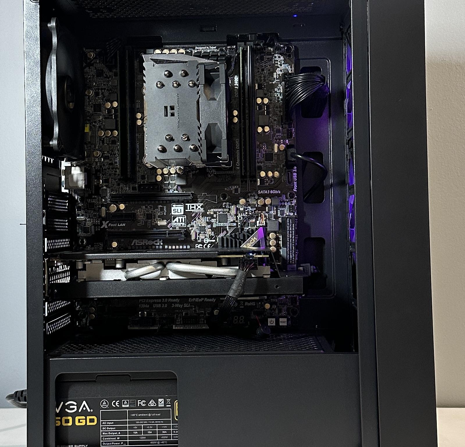 RX 580 8GB | INTEL i7-3820 | 16GB RAM | 480GB SSD | Custom RGB Gaming PC WIFI WIN10