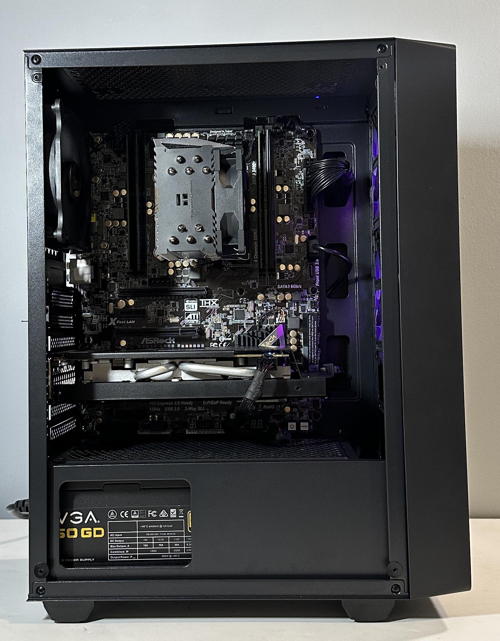 RX 580 8GB | INTEL i7-3820 | 16GB RAM | 480GB SSD | Custom RGB Gaming PC WIFI WIN10