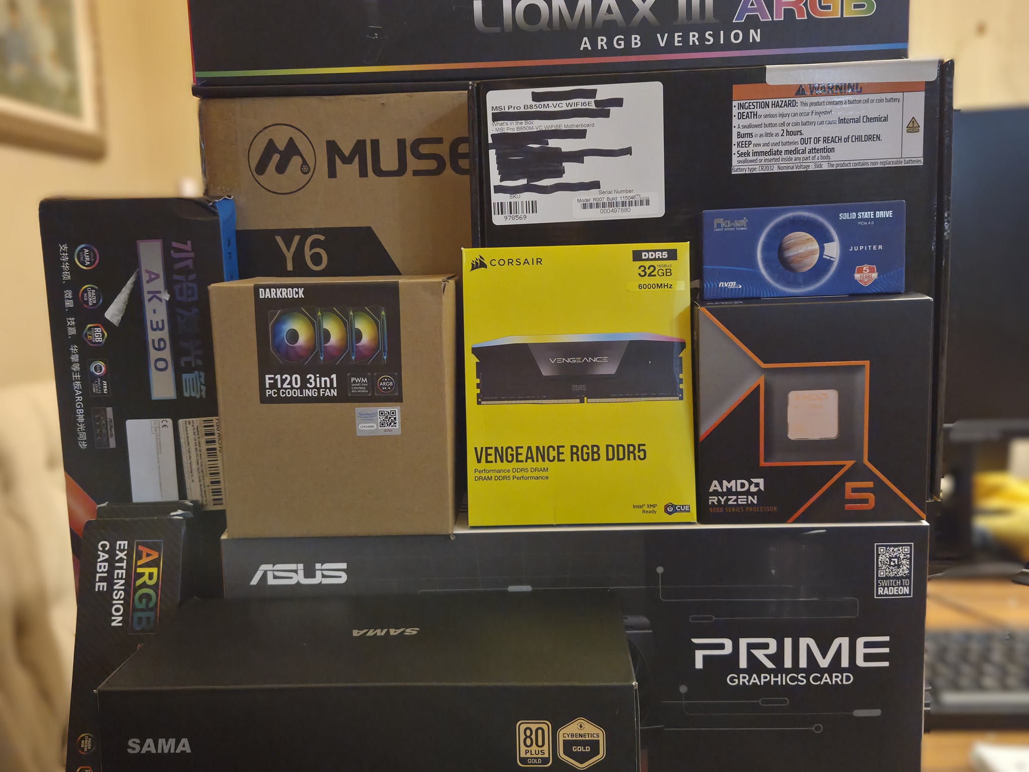 The Onslaught!💀 9600X | 9070 | 32GB DDR5 | 1TB Gen4 NVMe