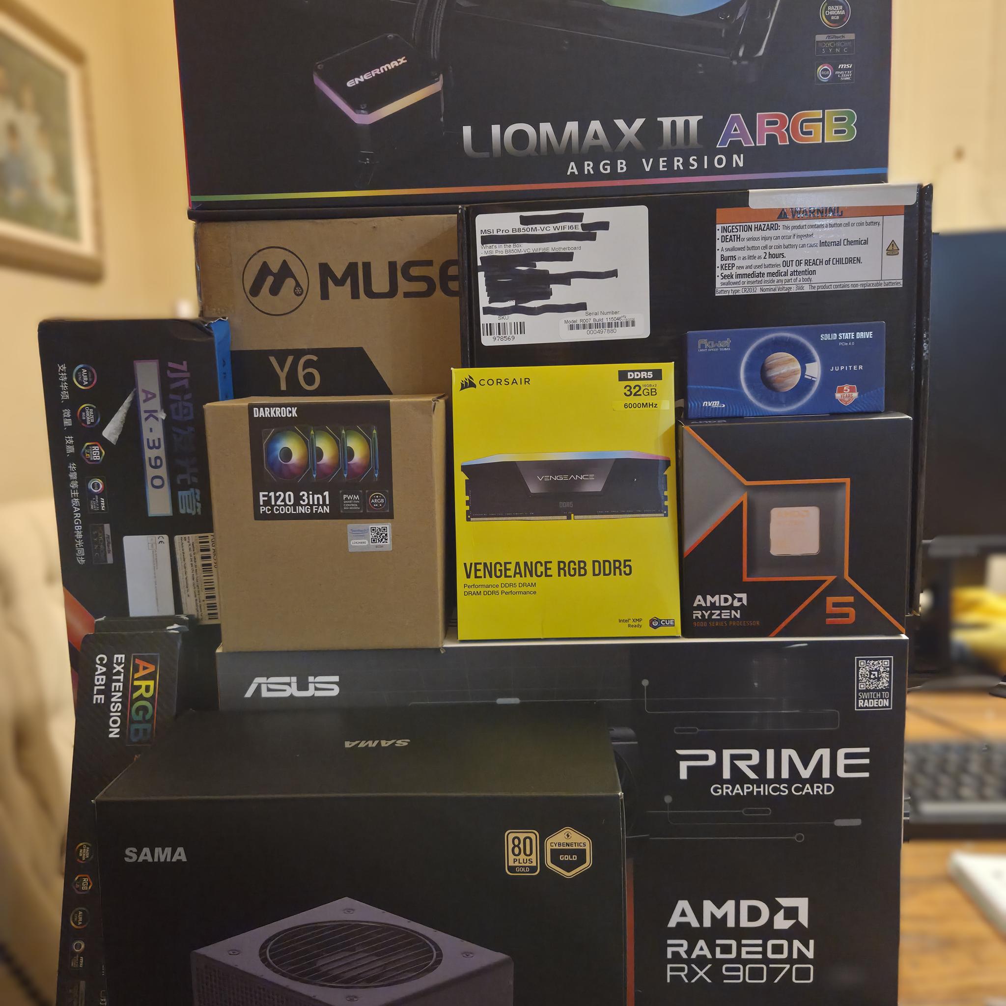 The Onslaught!💀 9600X | 9070 | 32GB DDR5 | 1TB Gen4 NVMe