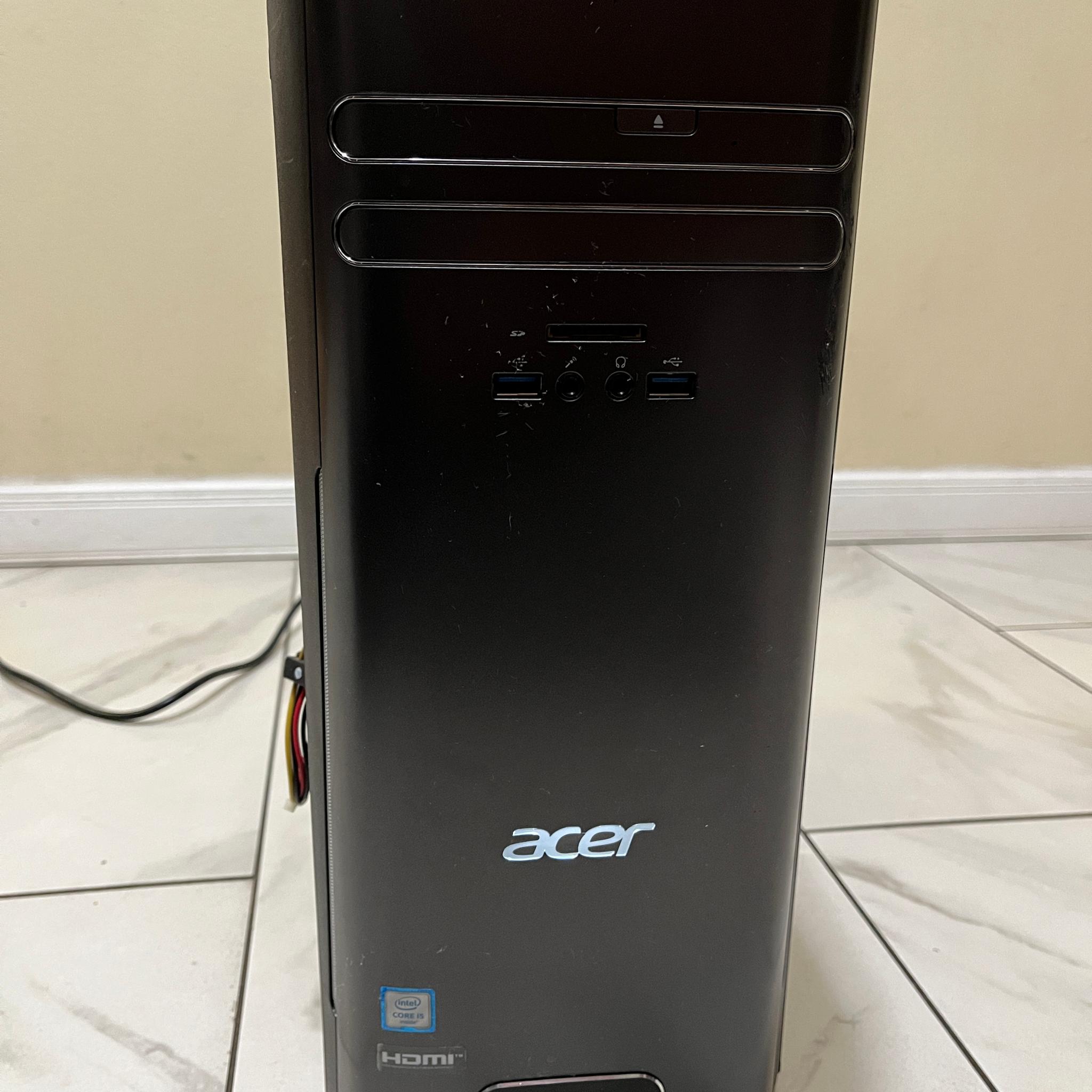 🟢🔥Budget Acer Aspire Gaming PC - GTX 1060 6GB, Intel i5-6400, 16GB RAM, 1.2TB Storage w/ Wi-Fi 🖥️🔵