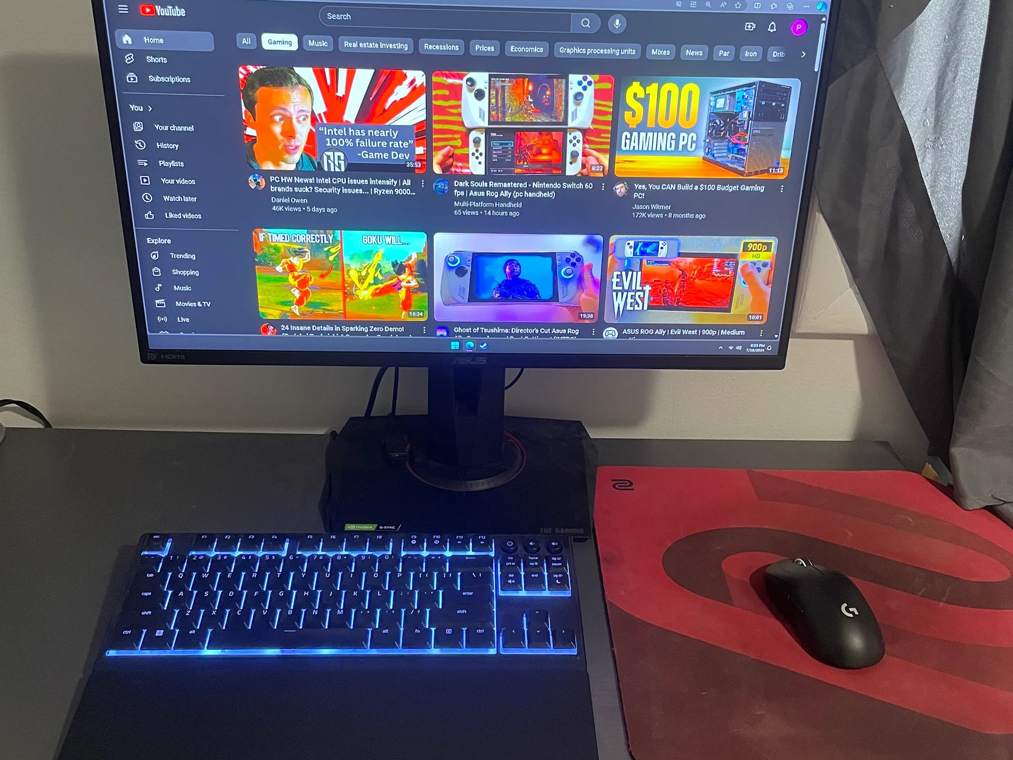 ASUS TUF Gaming VG259QM 240 Hz monitor