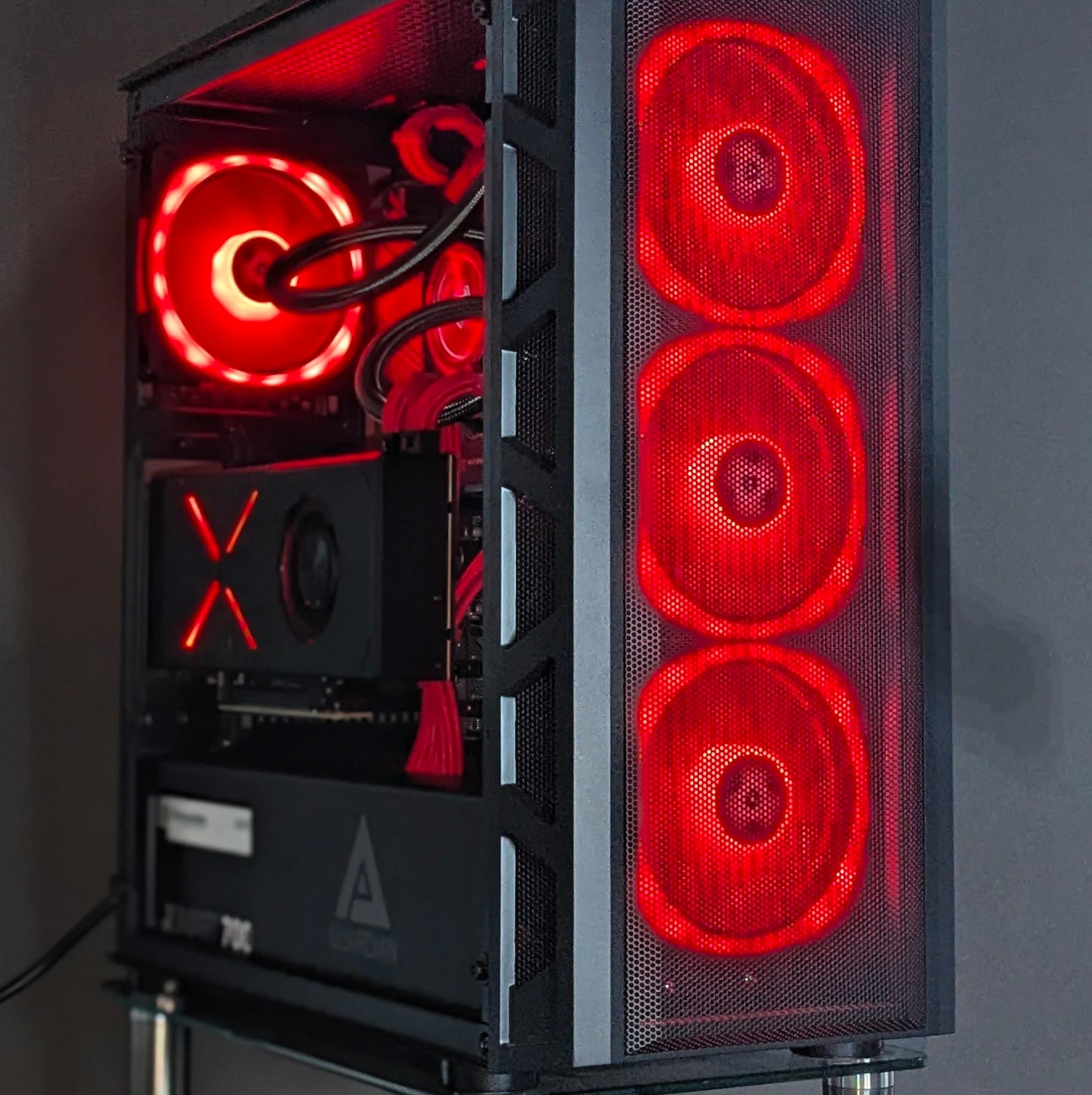"Red Veins" 🔴RTX 2080(FE)🔴I5 11600k@4.9GHz🔴16GB RAM🔴1.2TB SSD/HDD🔴Windows 11 Pro✅