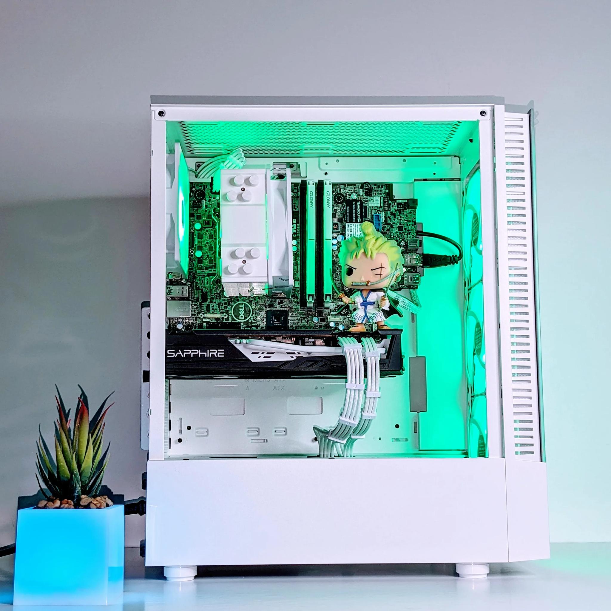 💚⚔️🗡️Roronoa Zoro⚪️RX 5700XT(equal to RTX3060)⚪️16GB Gloway DDR4⚪️1TB NVMe SSD⚪️ Windows 11 Pro