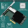 X520-DA1 10Gb/s SFP+ Fiber Port Ethernet Adapter Intel 82599 10Gbps Ethernet PCIE x4 NAS and PC