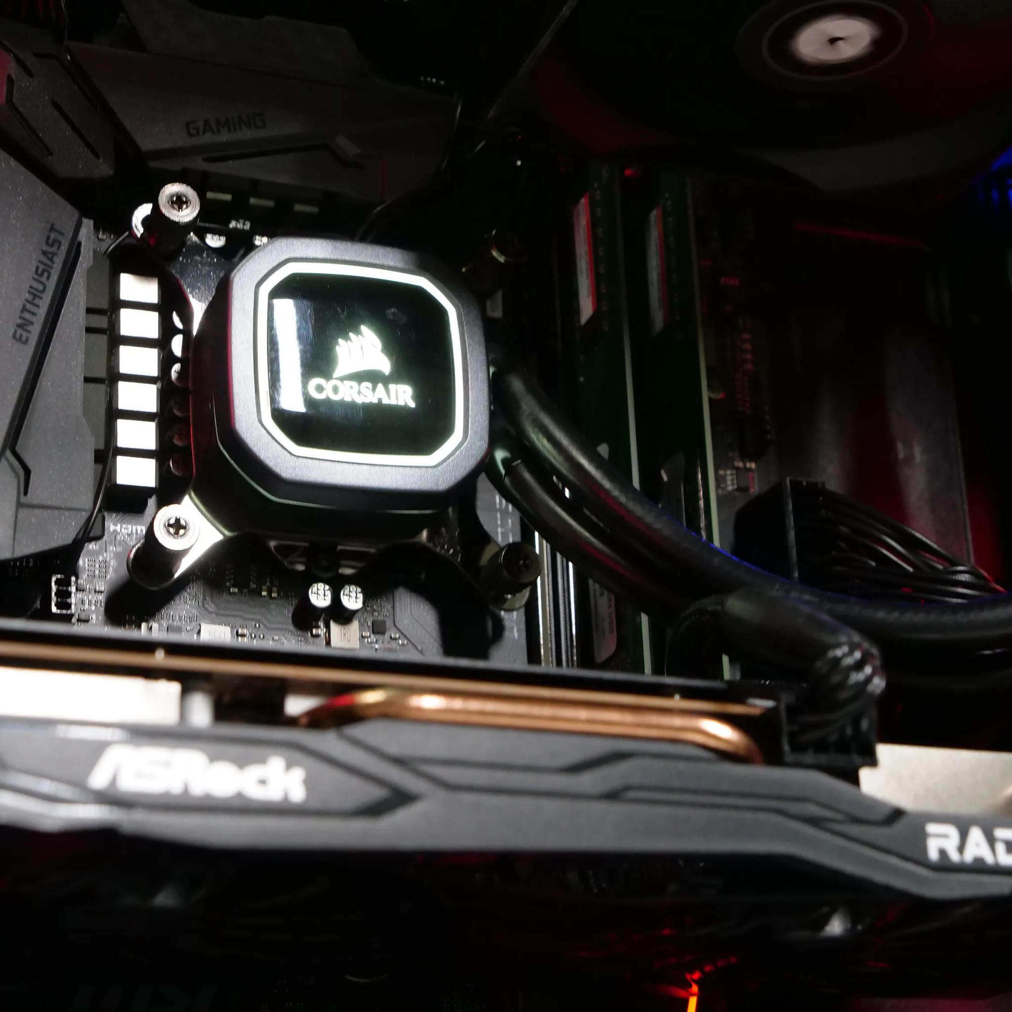 UCW Ready to Play "Lucky Devil" build. (i7-8700k + RX 6650 XT 8gb + 32gb) Free Ship!